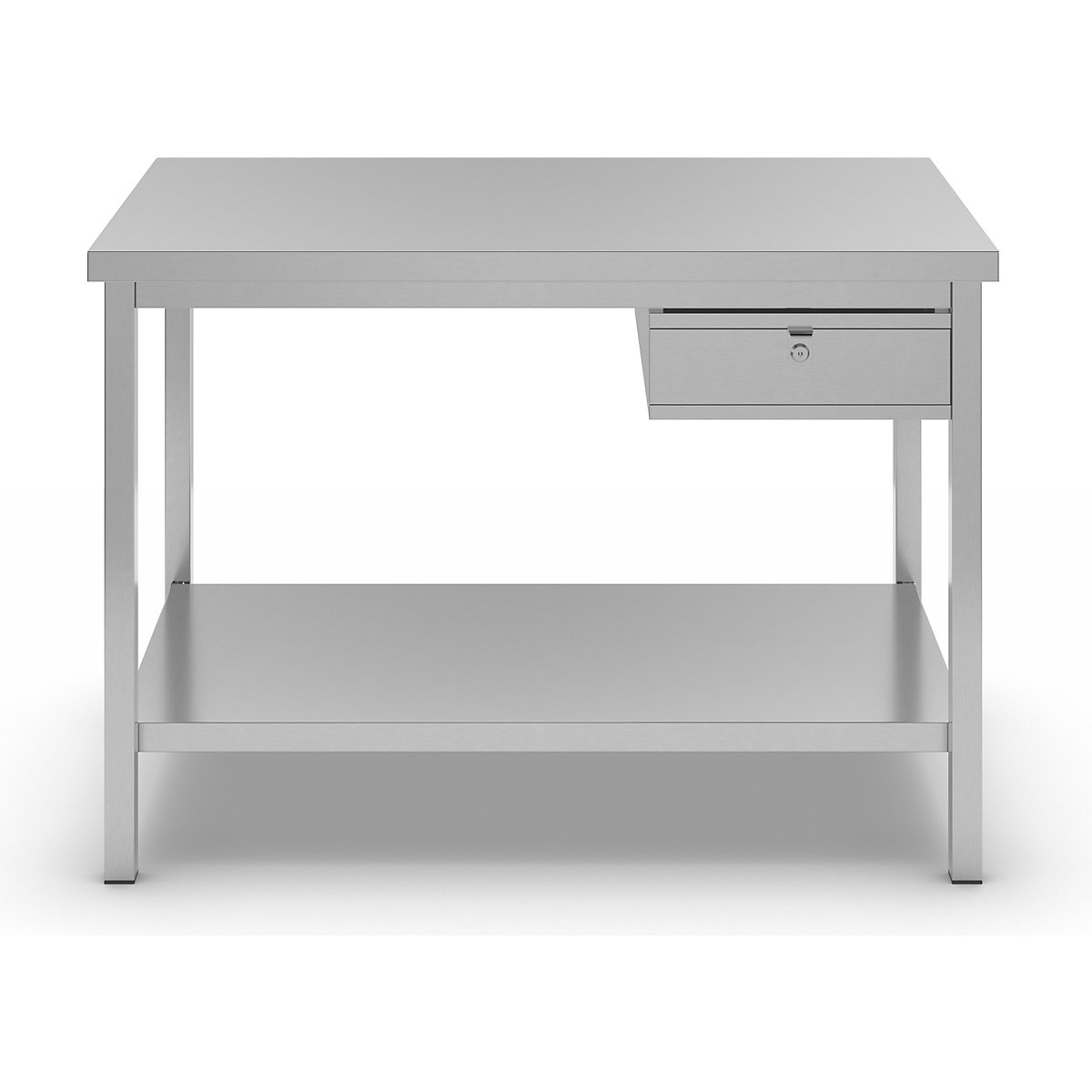 Masă de lucru din inox – eurokraft basic (Imagine produs 3)-2