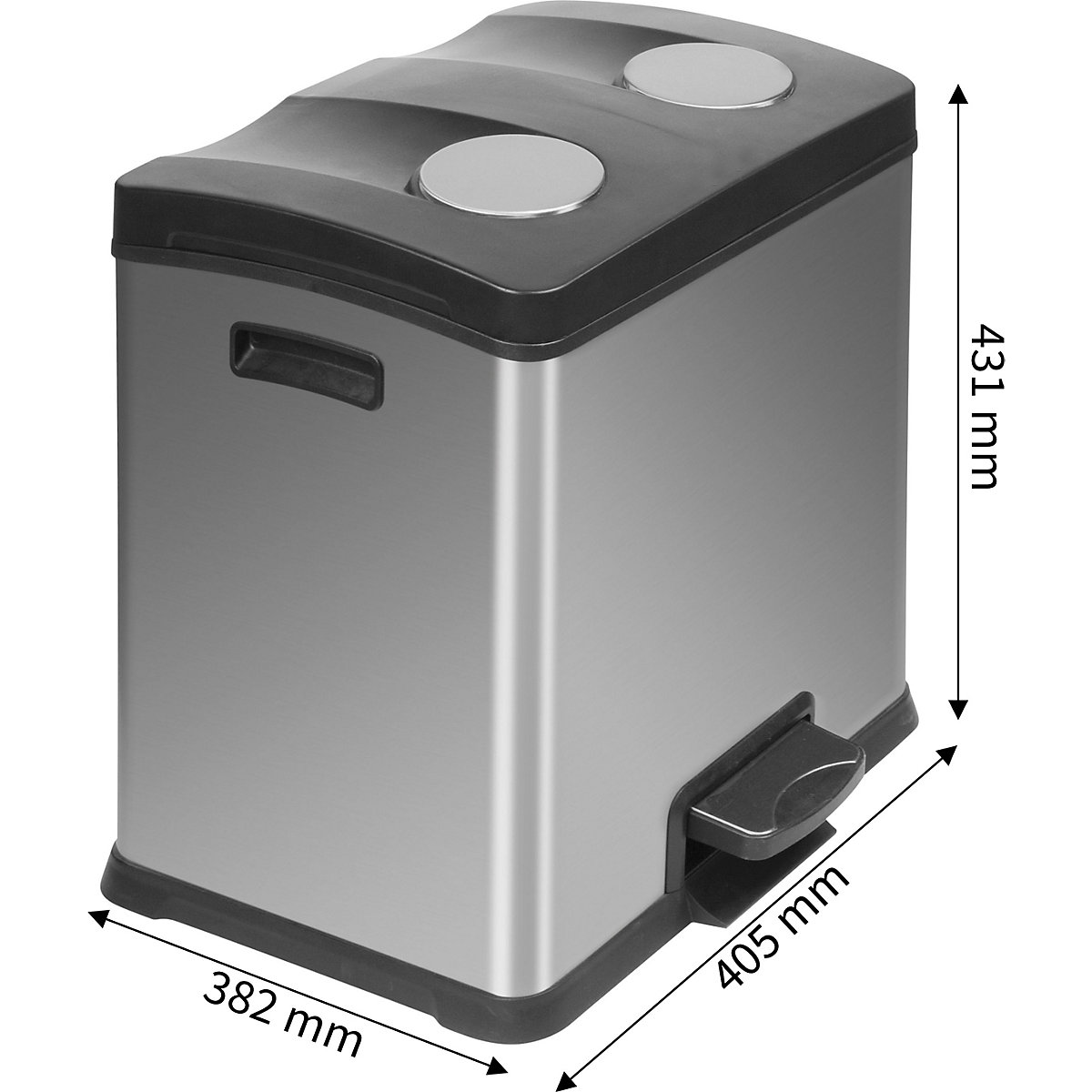 Afvalbak met voetpedaal – EKO (Productafbeelding 8)-7