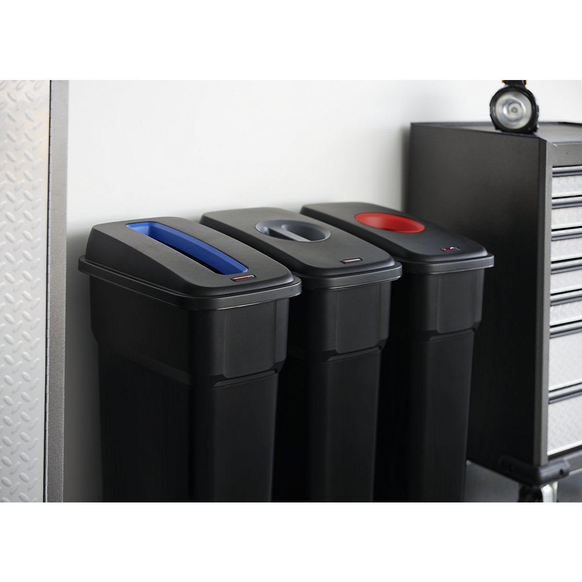 Afvalbak voor kringloopmateriaal SELECTO, set van 3 – rothopro (Productafbeelding 2)-1