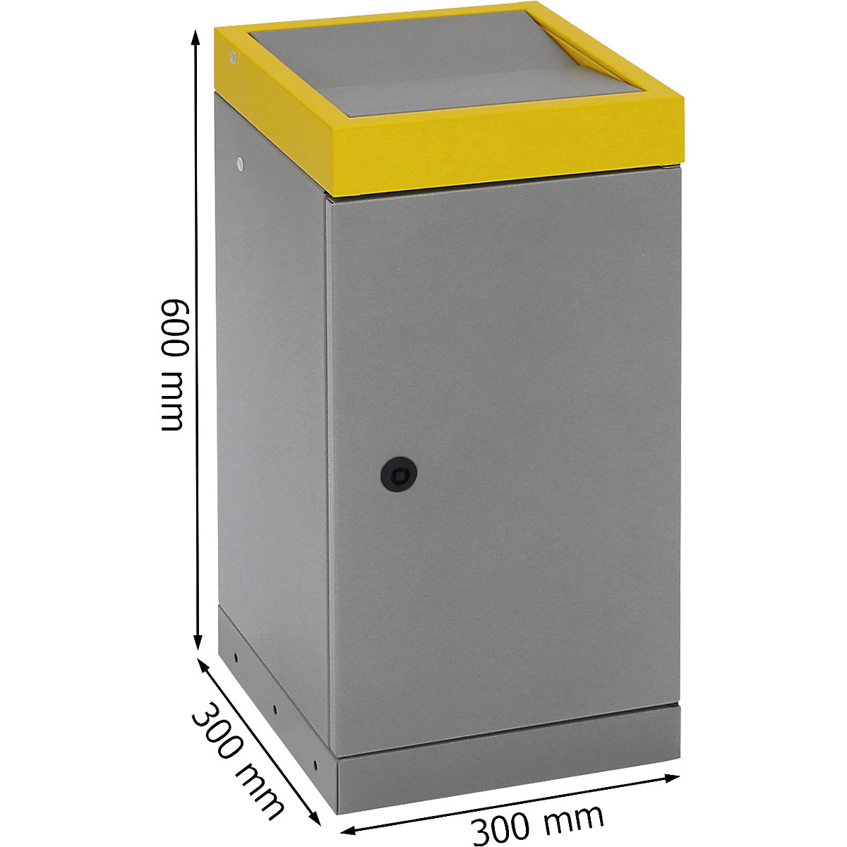 Afvalbak voor kringloopmateriaal met vleugeldeur (Productafbeelding 6)-5