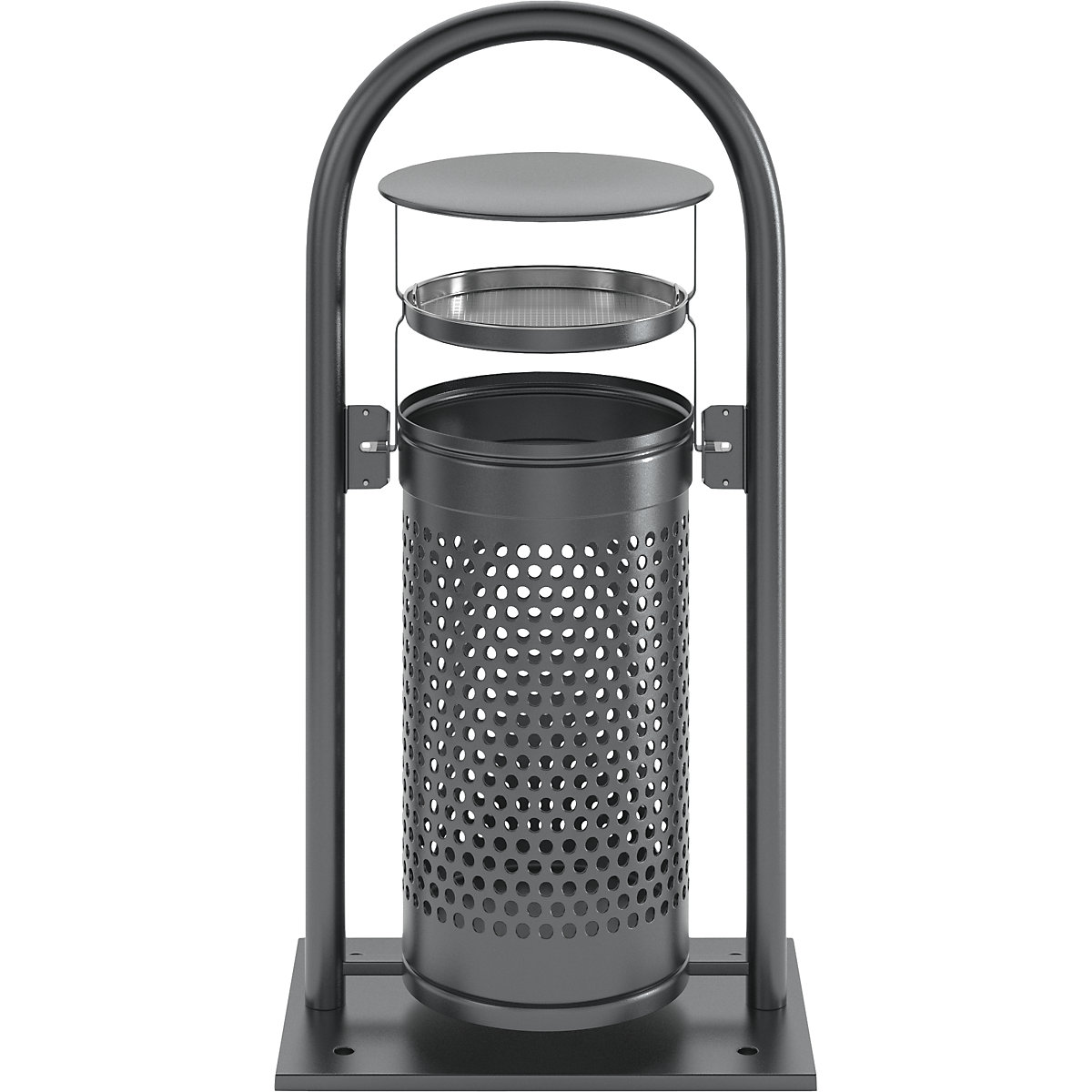 Combi-asbak met buisetage en dak – VAR (Productafbeelding 9)-8