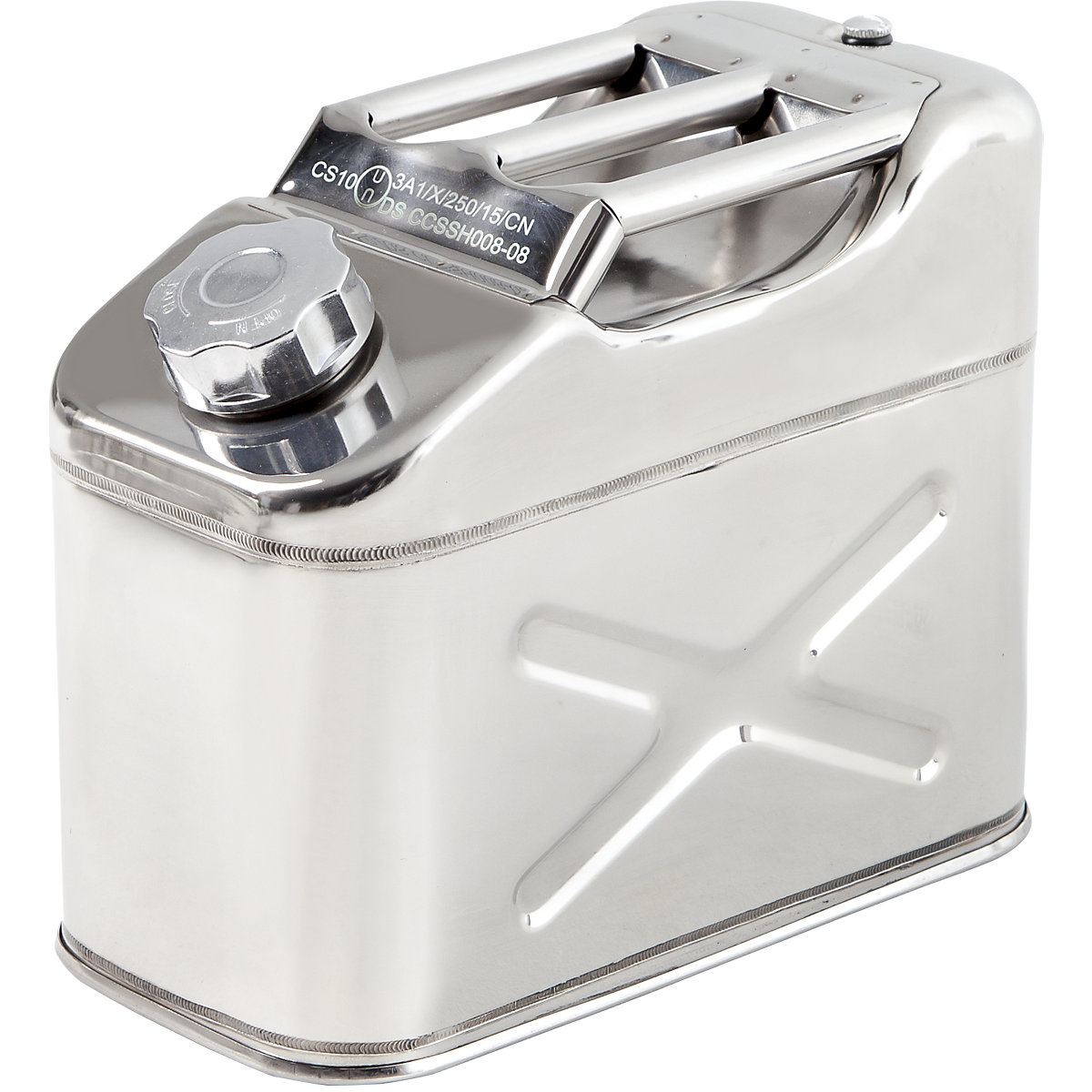 Veiligheidsjerrycan met schroefdop en aftaptuit (Productafbeelding 3)-2