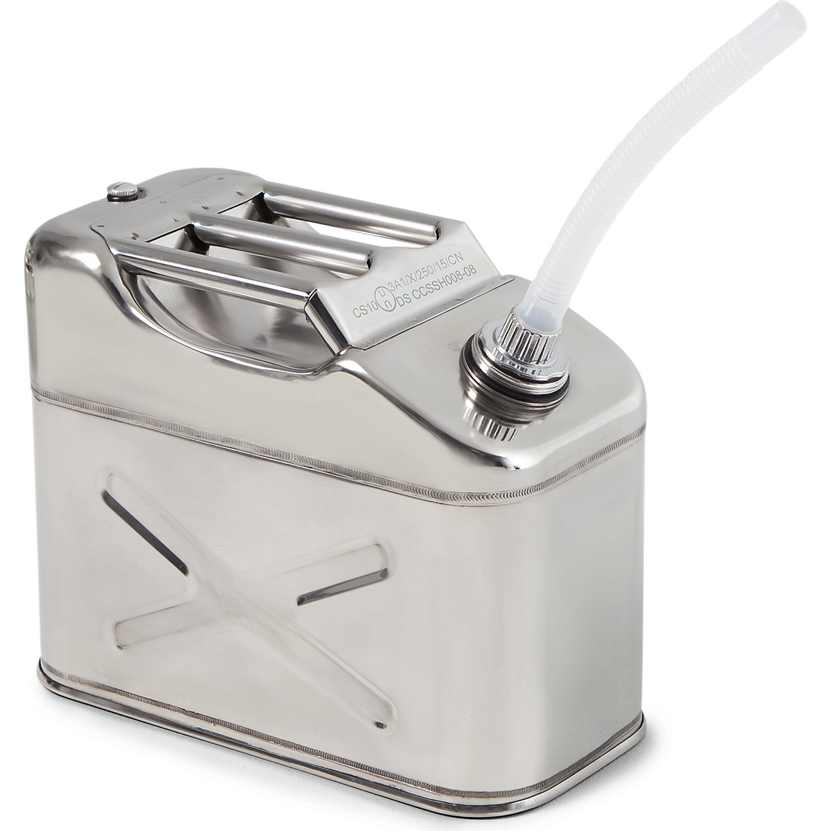 Veiligheidsjerrycan met schroefdop en aftaptuit (Productafbeelding 7)-6