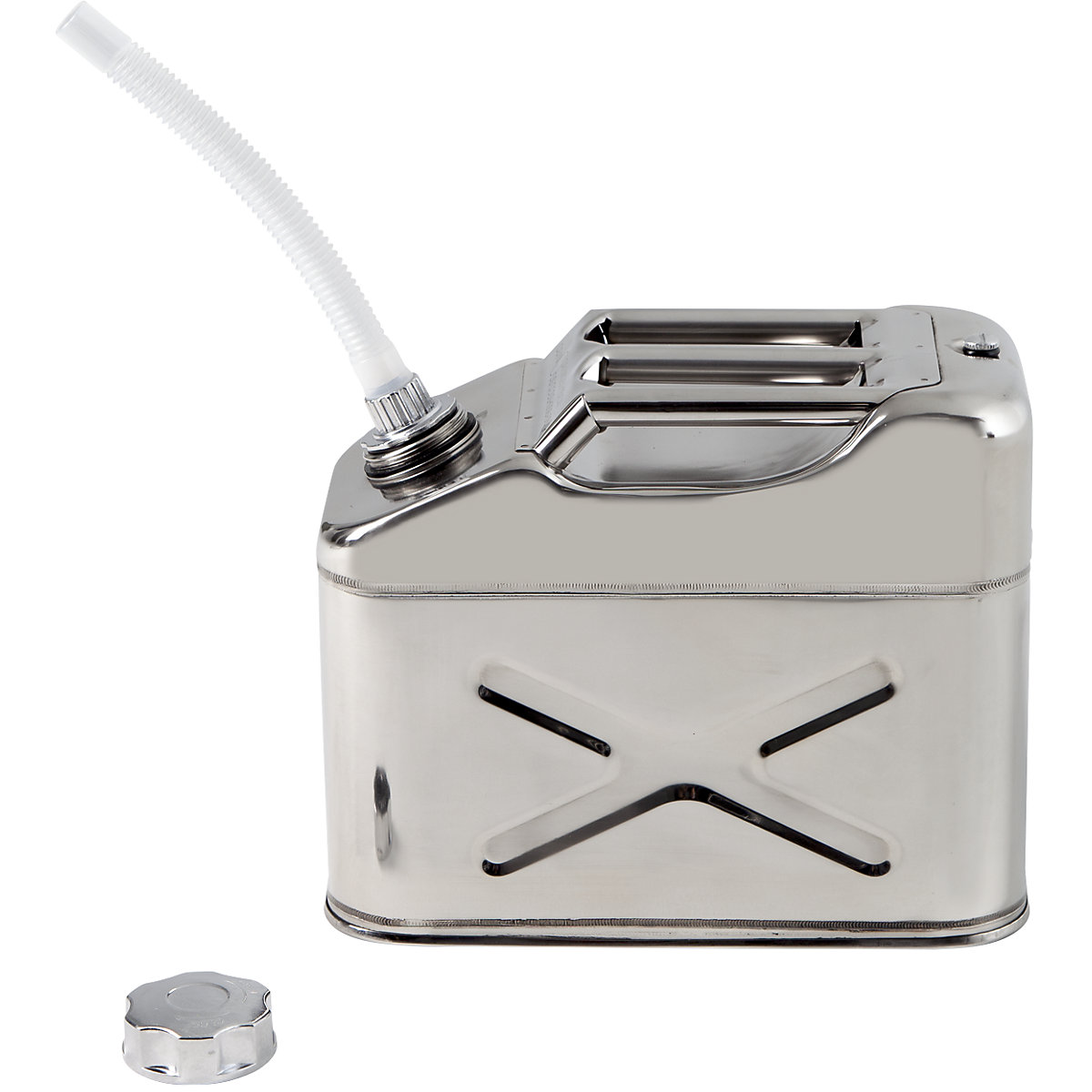 Veiligheidsjerrycan met schroefdop en aftaptuit (Productafbeelding 8)-7