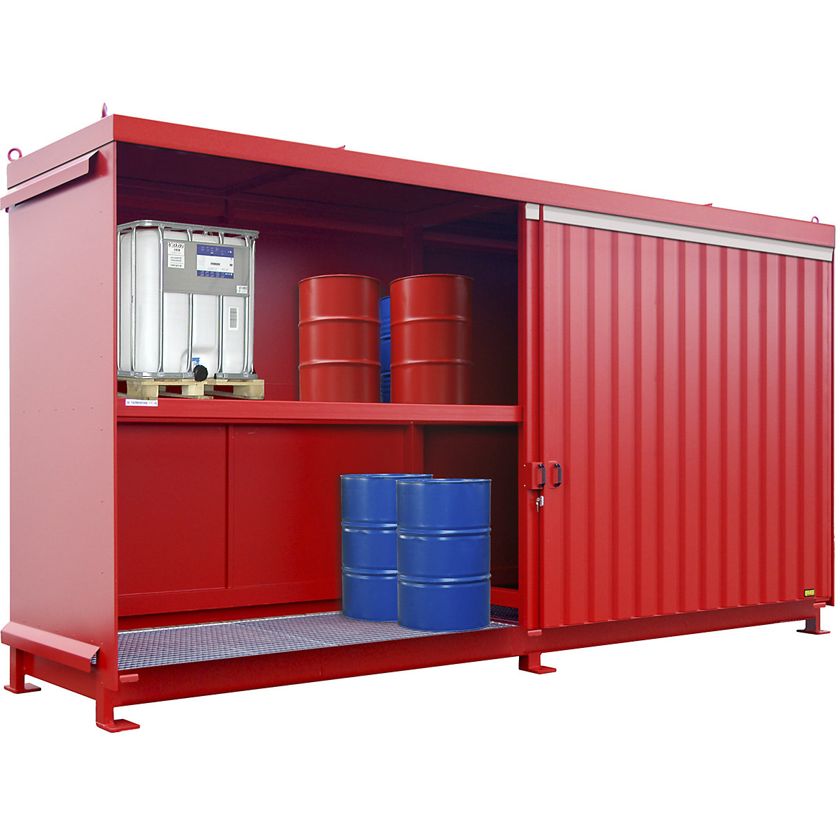 Stellingcontainer voor gevaarlijke stoffen – eurokraft pro (Productafbeelding 2)-1