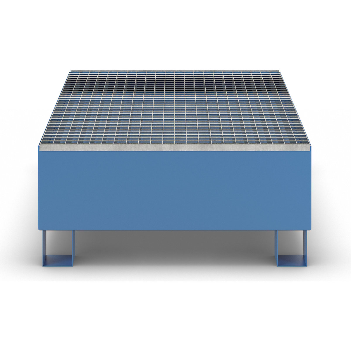 Stalen opvangbak voor vaten van 200 l – eurokraft basic (Productafbeelding 6)-5