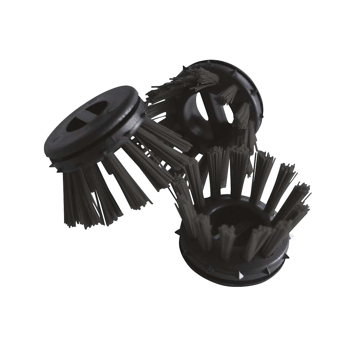 Ronde borstel voor ringrubbermatten – Miltex