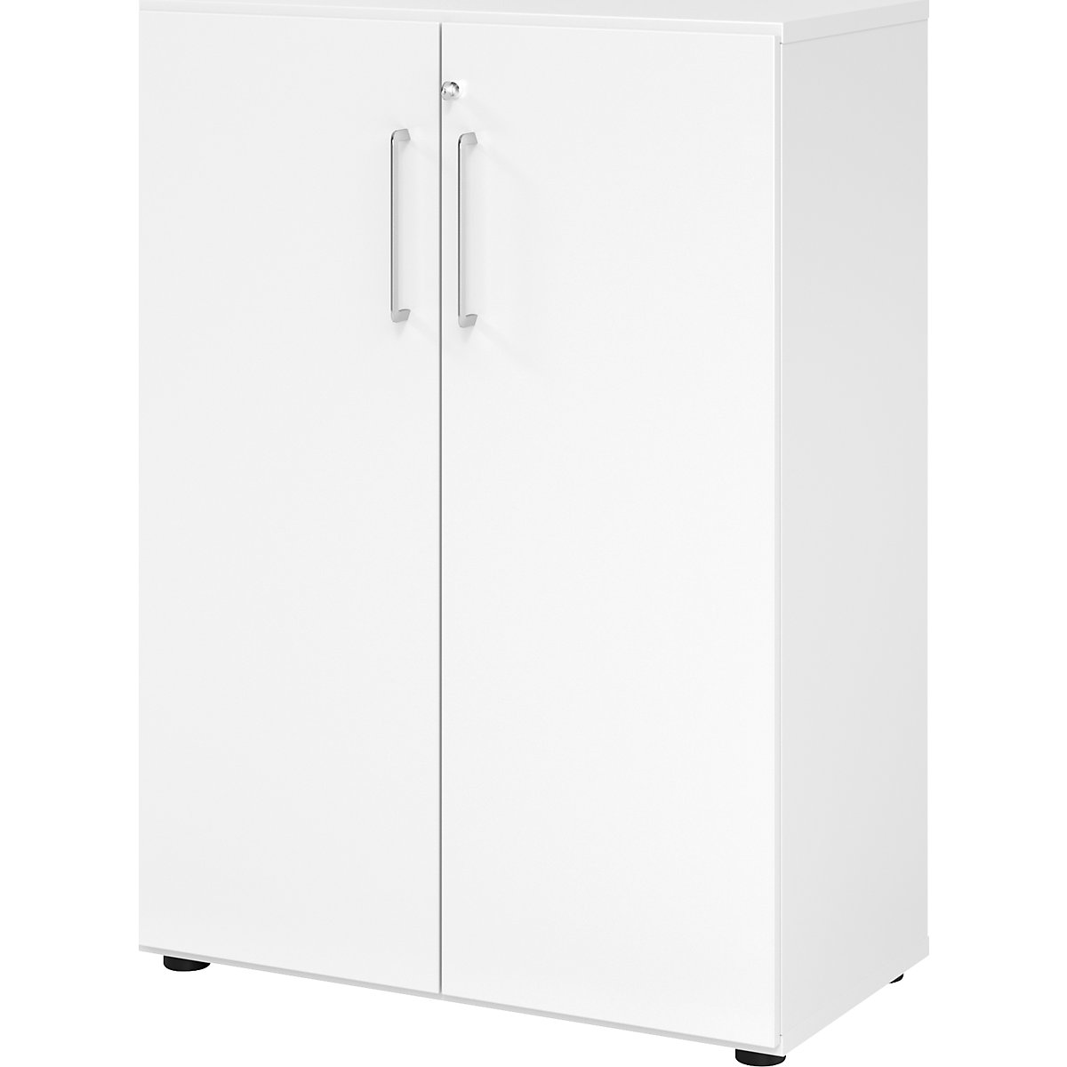 Armário de escritório VERA-ZWO, AxLxP 1100 x 800 x 420 mm, 2 prateleiras, branco-0