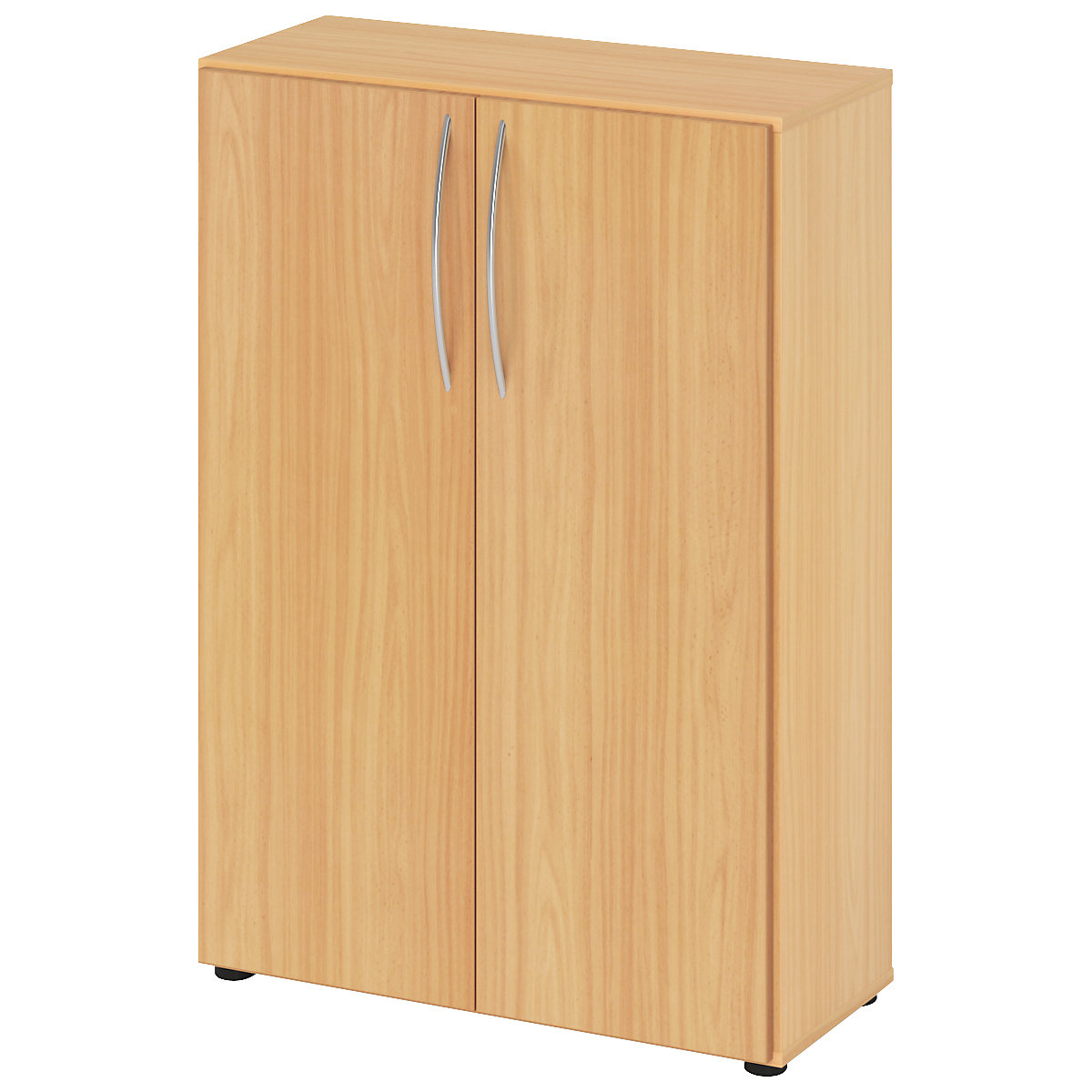 Armário de escritório, AxLxP 1144 x 800 x 346 mm, 3 alturas de pasta, imitação de faia-0