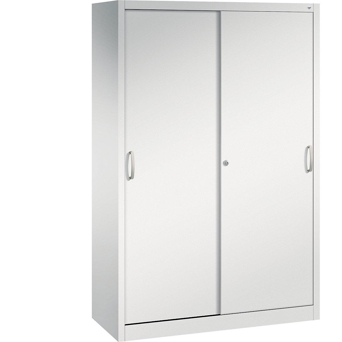 Armário de portas de correr ACURADO – C+P, 4 prateleiras, AxLxP 1950 x 1200 x 500 mm, cinzento claro-0