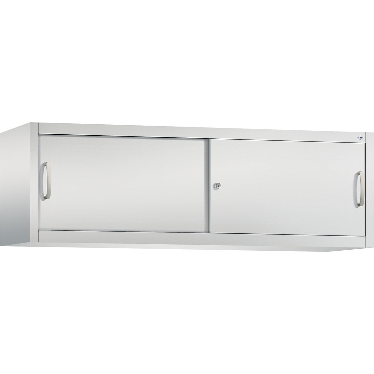 Armário de sobrepor ACURADO com portas de correr – C+P, AxLxP 500 x 1600 x 400 mm, cinzento claro-0