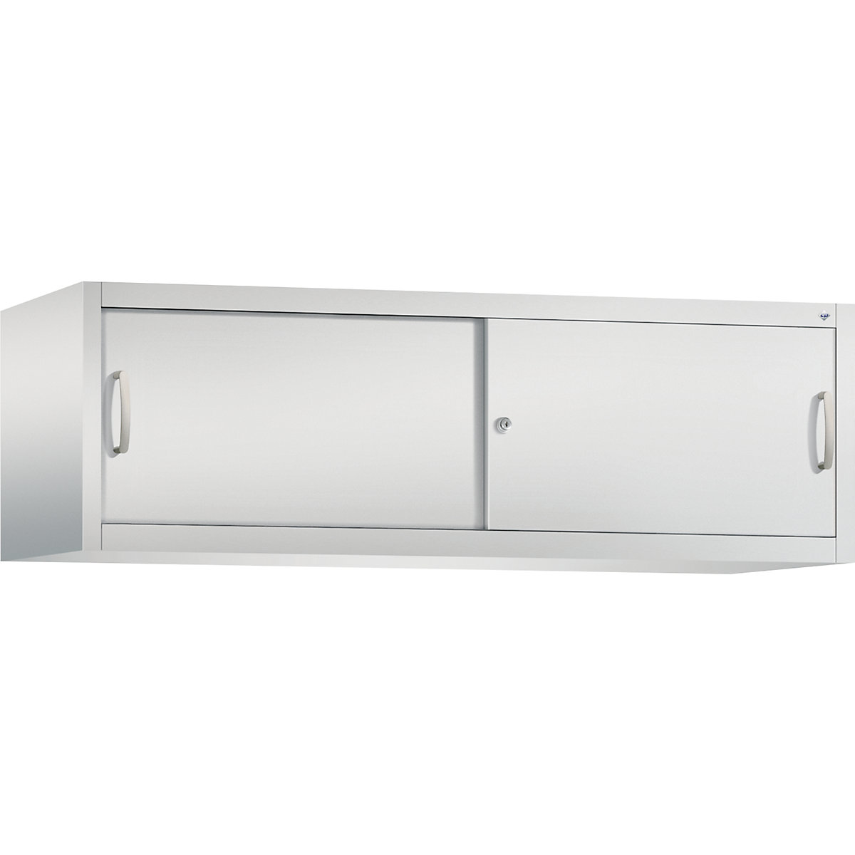 Armário de sobrepor ACURADO com portas de correr – C+P, AxLxP 500 x 1600 x 500 mm, cinzento claro-0