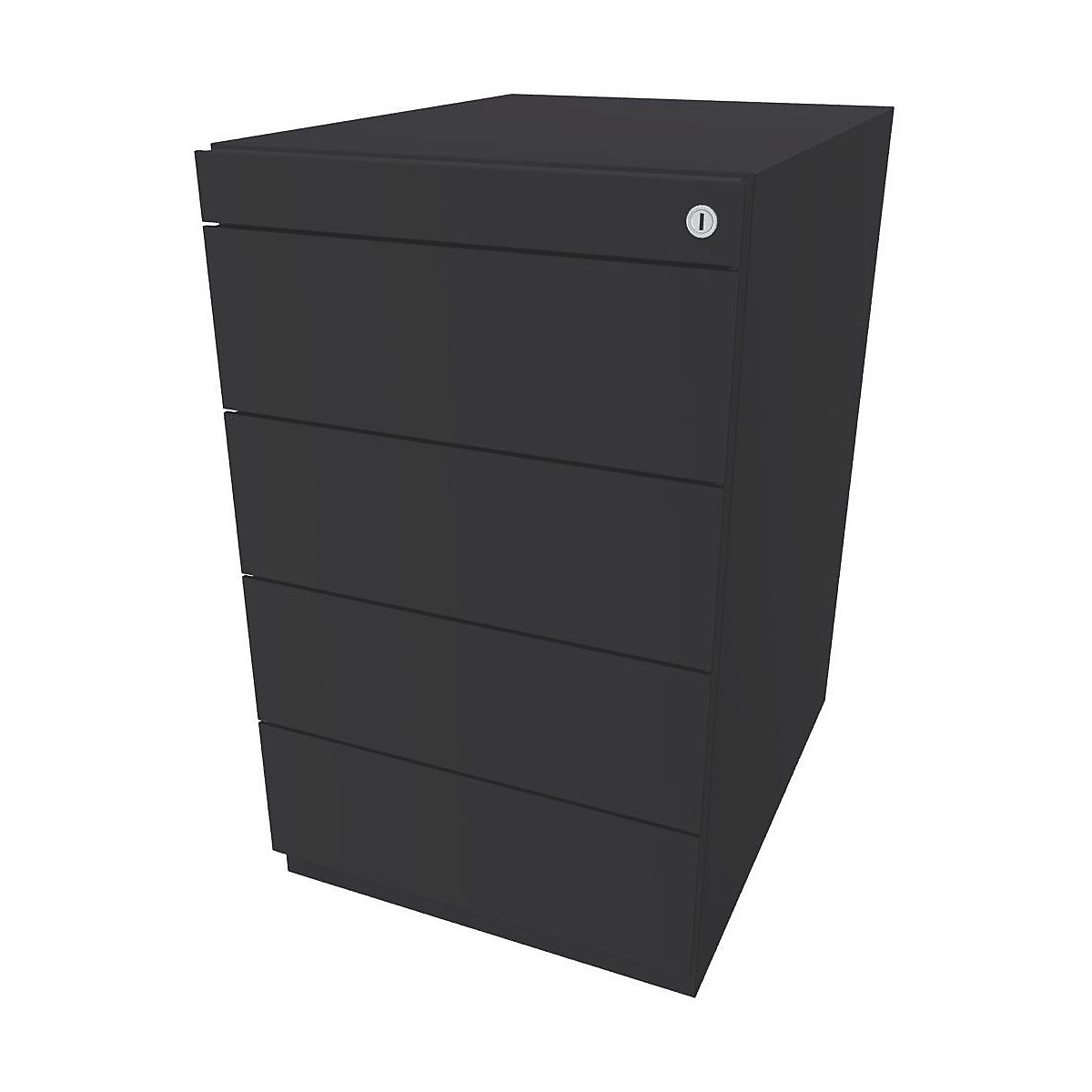 Bloco de gavetas fixo Note™, com 4 gavetas universais – BISLEY