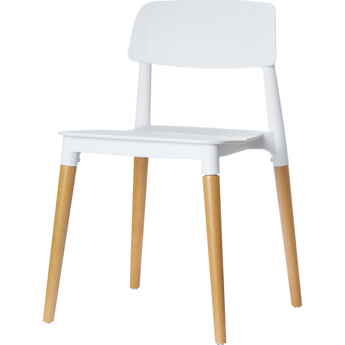 Cadeira GLAMWOOD – meet, embalagem de 2 unidades, branco-0