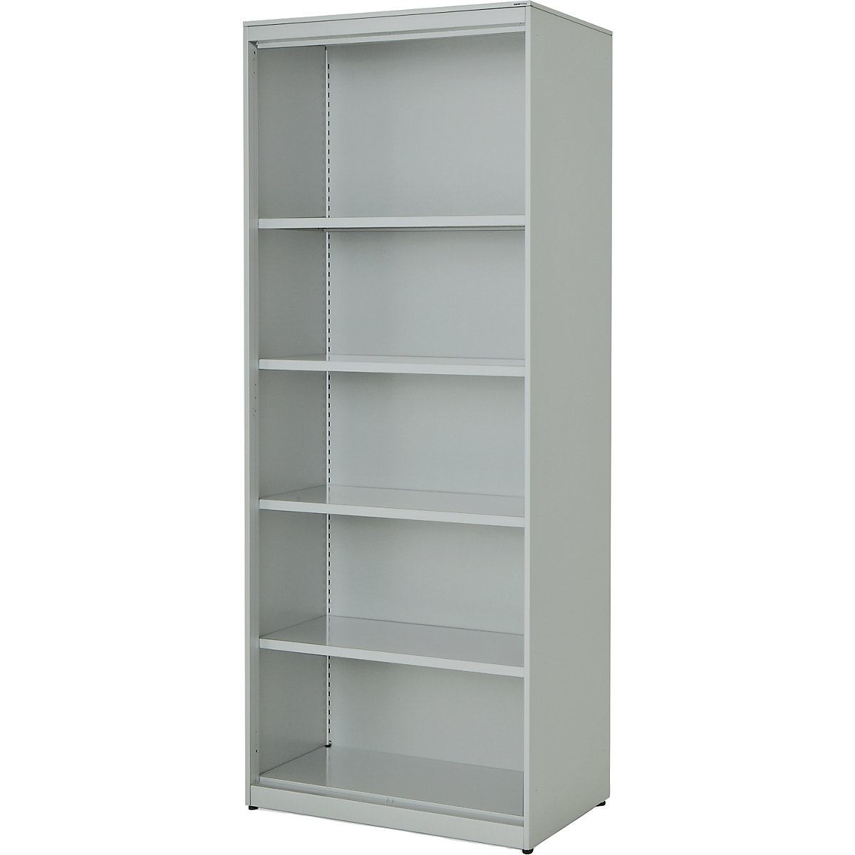 Estante combinada – mauser, AxLxP 1956 x 800 x 432 mm, placa em aço, 4 prateleiras, cinzento claro-0