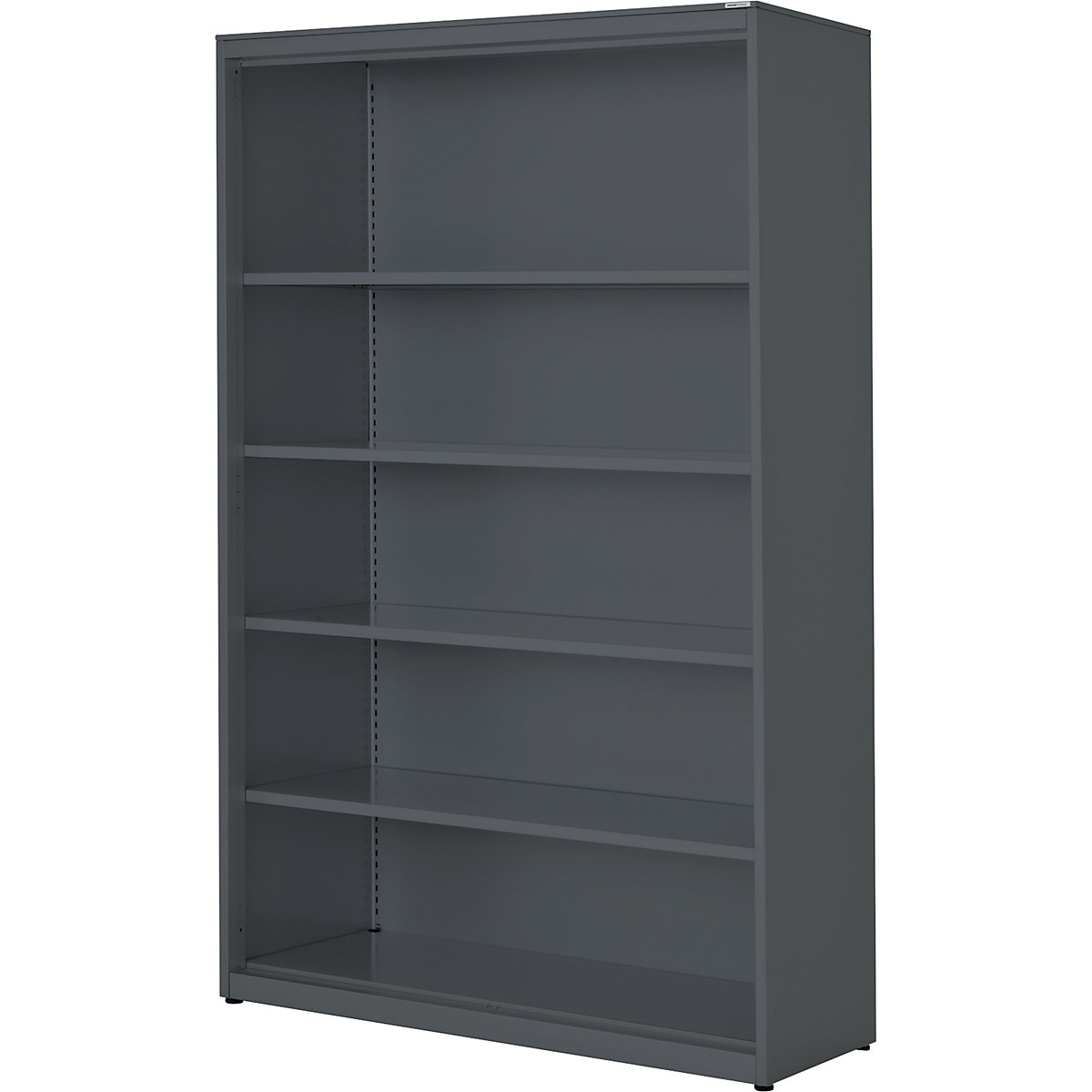 Estante combinada – mauser, AxLxP 1956 x 1200 x 432 mm, placa em aço, 4 prateleiras, cinzento antracite-0