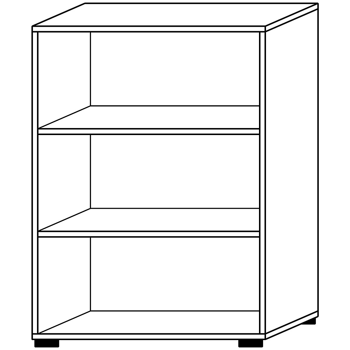 Estante para escritório VERA-ZWO (Imagem do produto 4)-3