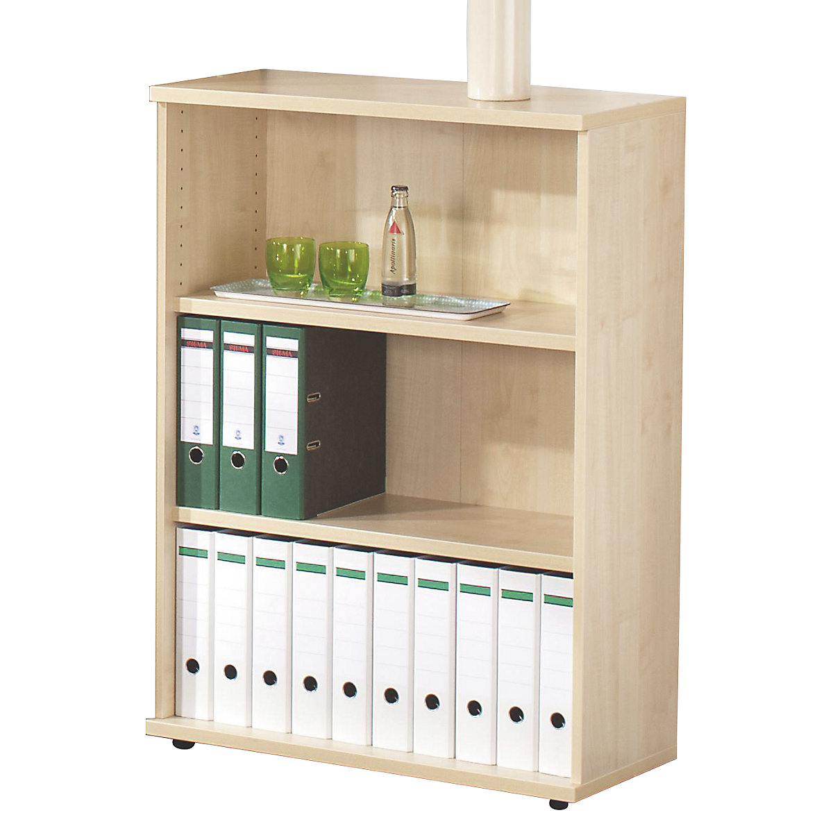 Estante PETRA, AxLxP 1115 x 800 x 362 mm, imitação de ácer-0