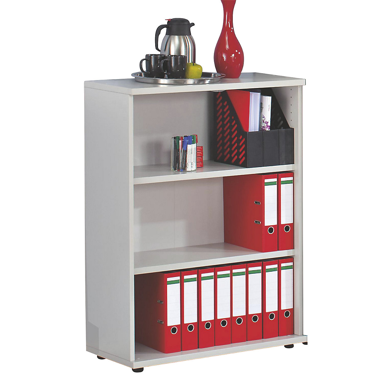 Estante PETRA, AxLxP 1115 x 800 x 362 mm, cinzento claro-0