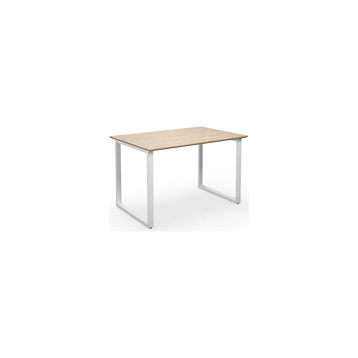 Mesa multiusos DUO-O Trend, tampo reto, profundidade 800 mm, largura 1200 mm, carvalho/branco-0