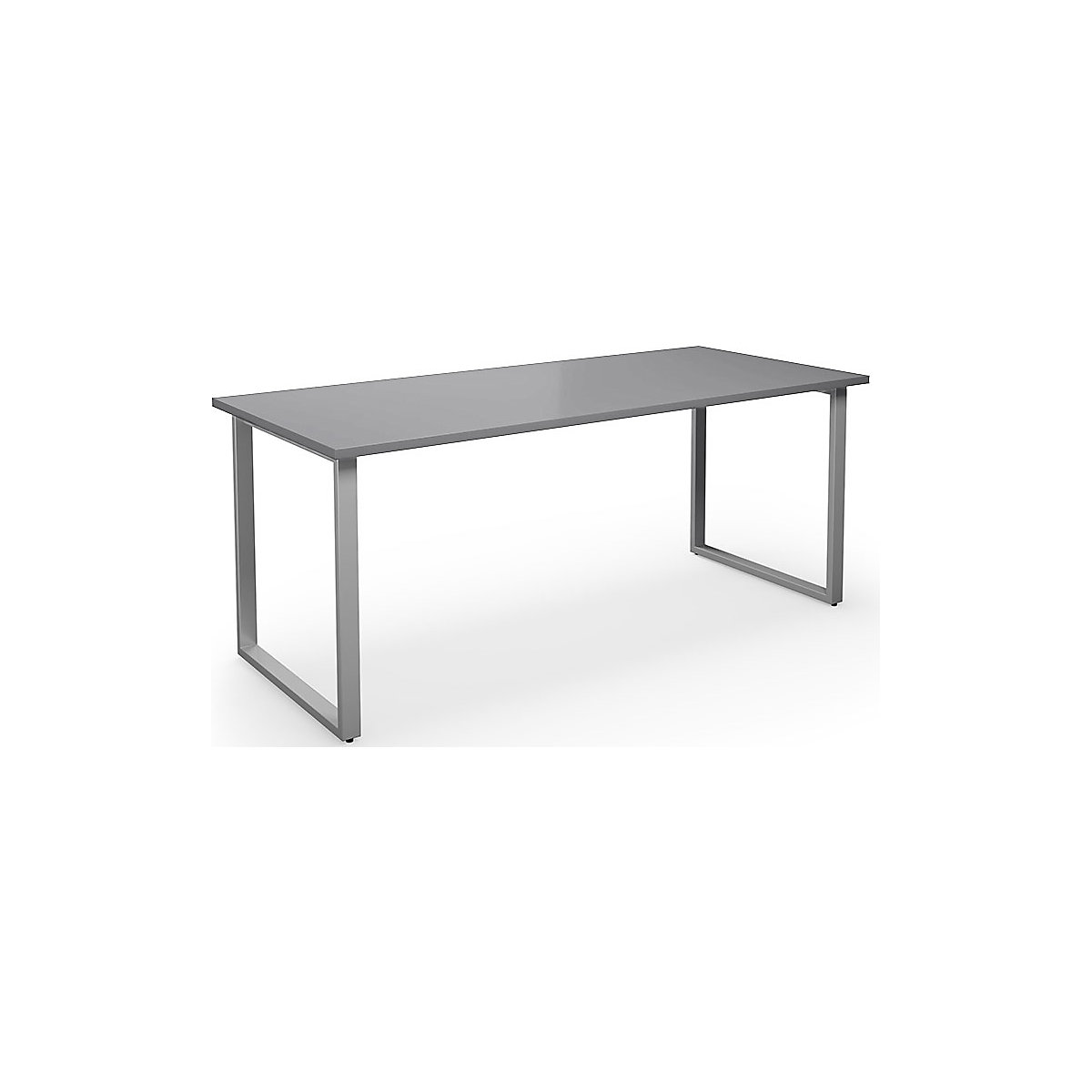 Mesa multiusos DUO-O, tampo reto, profundidade 800 mm, largura 1800 mm, cinzento claro/prateado-0