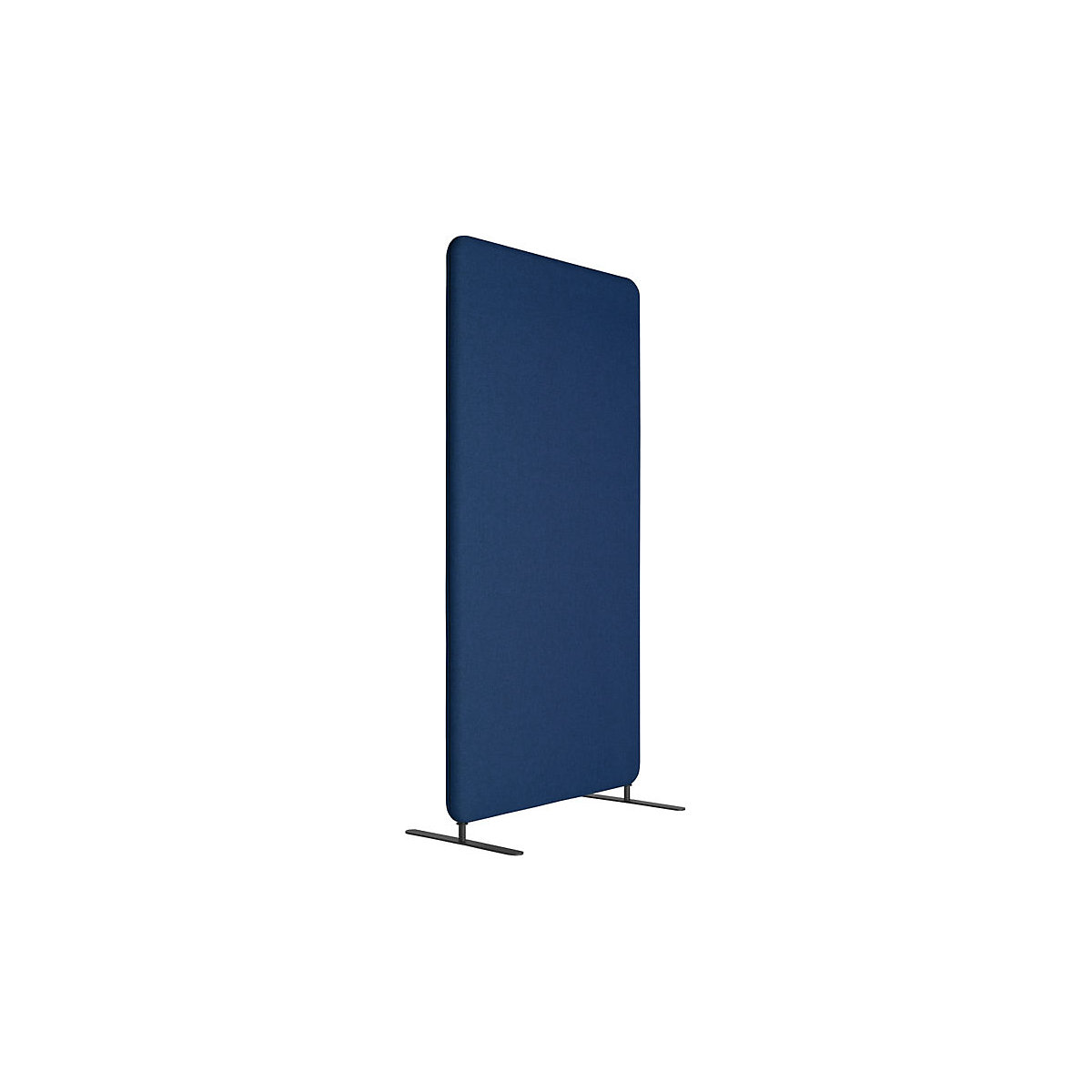 Divisória acústica Softline Salsa, têxtil, AxL 1360 x 1200 mm, azul-0