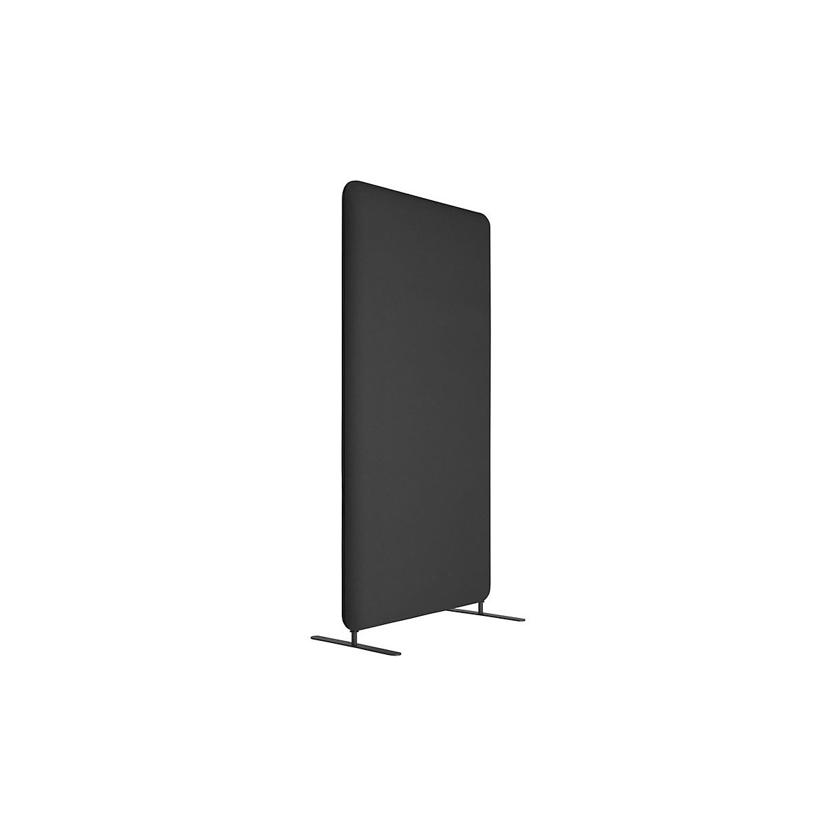 Divisória acústica Softline Salsa, têxtil, AxL 1360 x 800 mm, preto-0