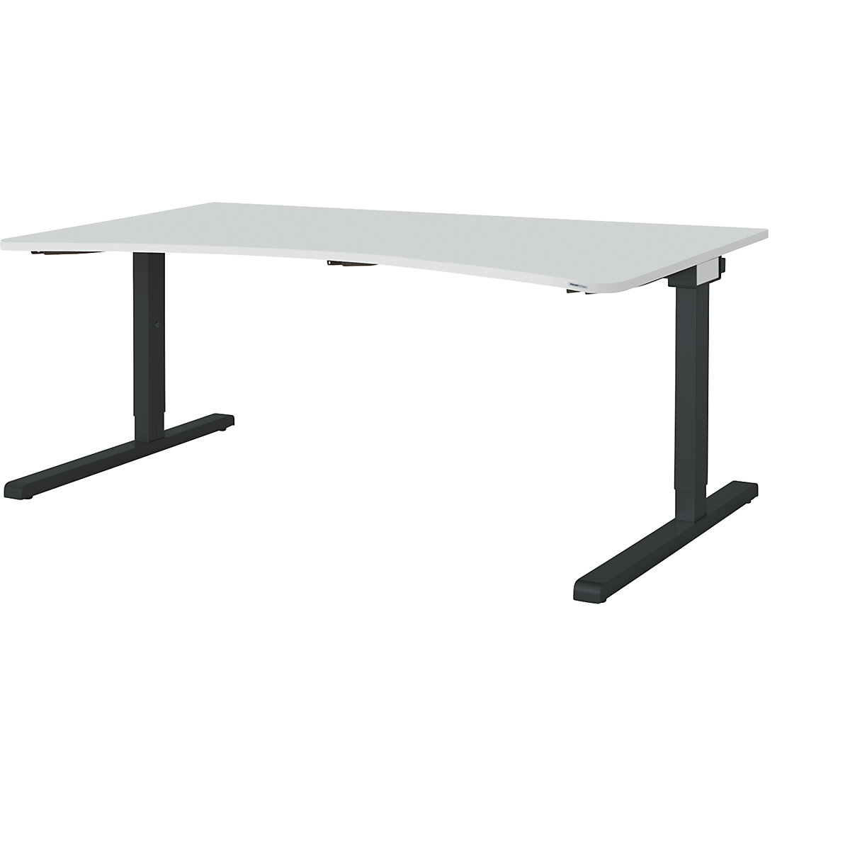 Mesa de formato livre, pés em C – mauser