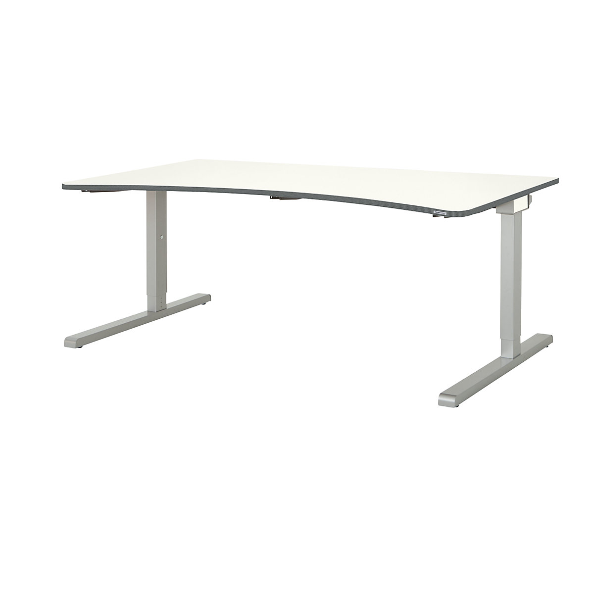 Mesa de formato livre, pés em C – mauser