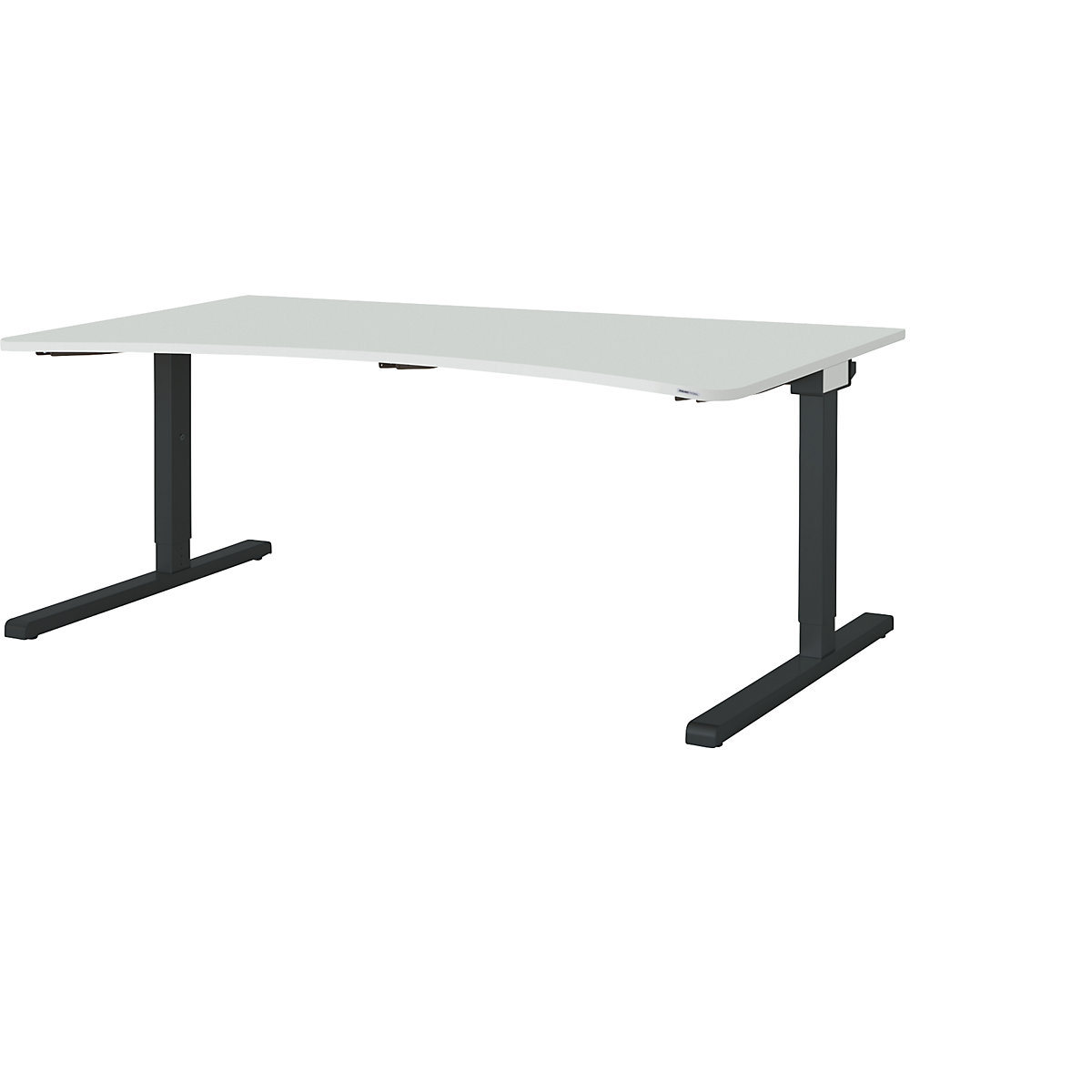 Mesa de formato livre, pés em C – mauser
