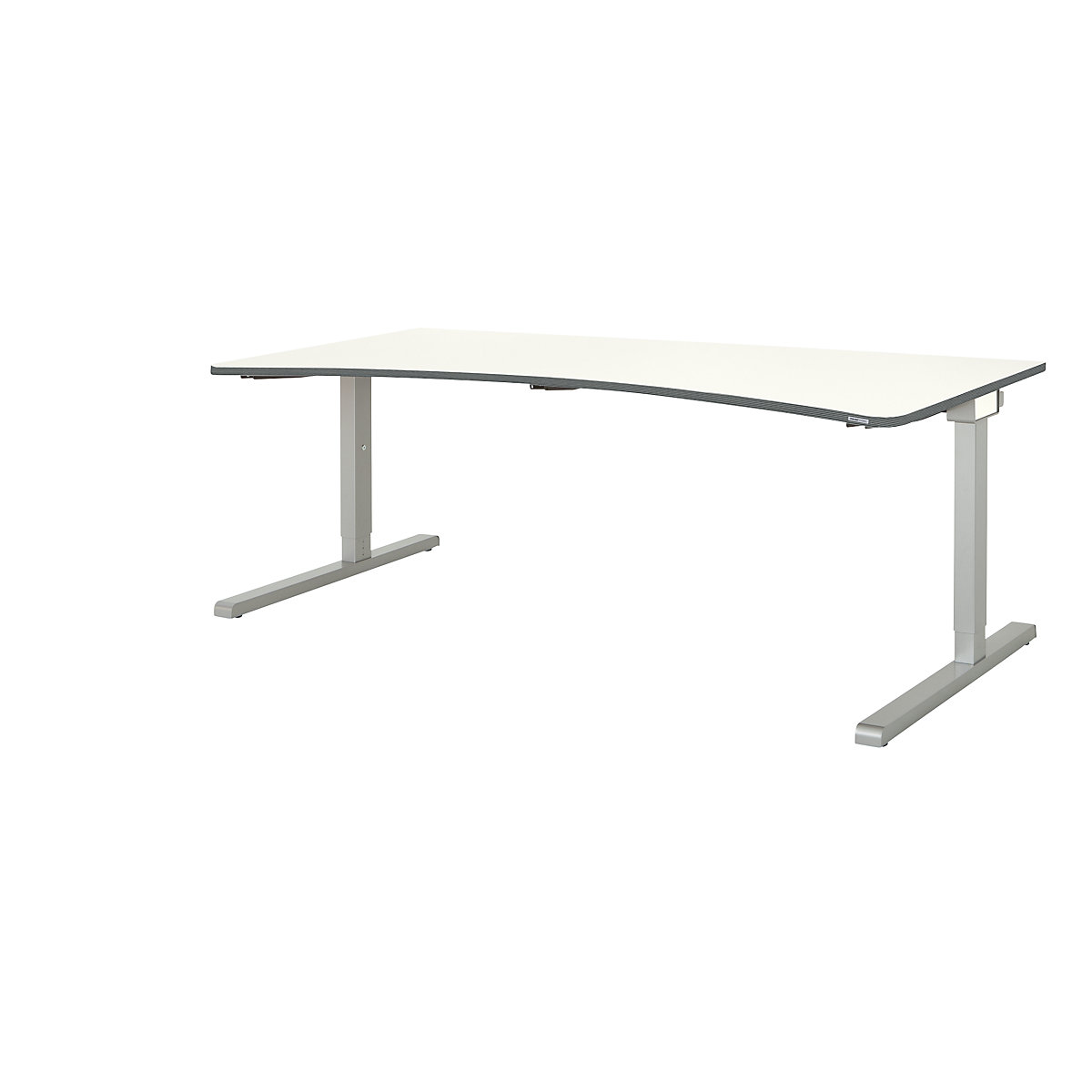 Mesa de formato livre, pés em C – mauser