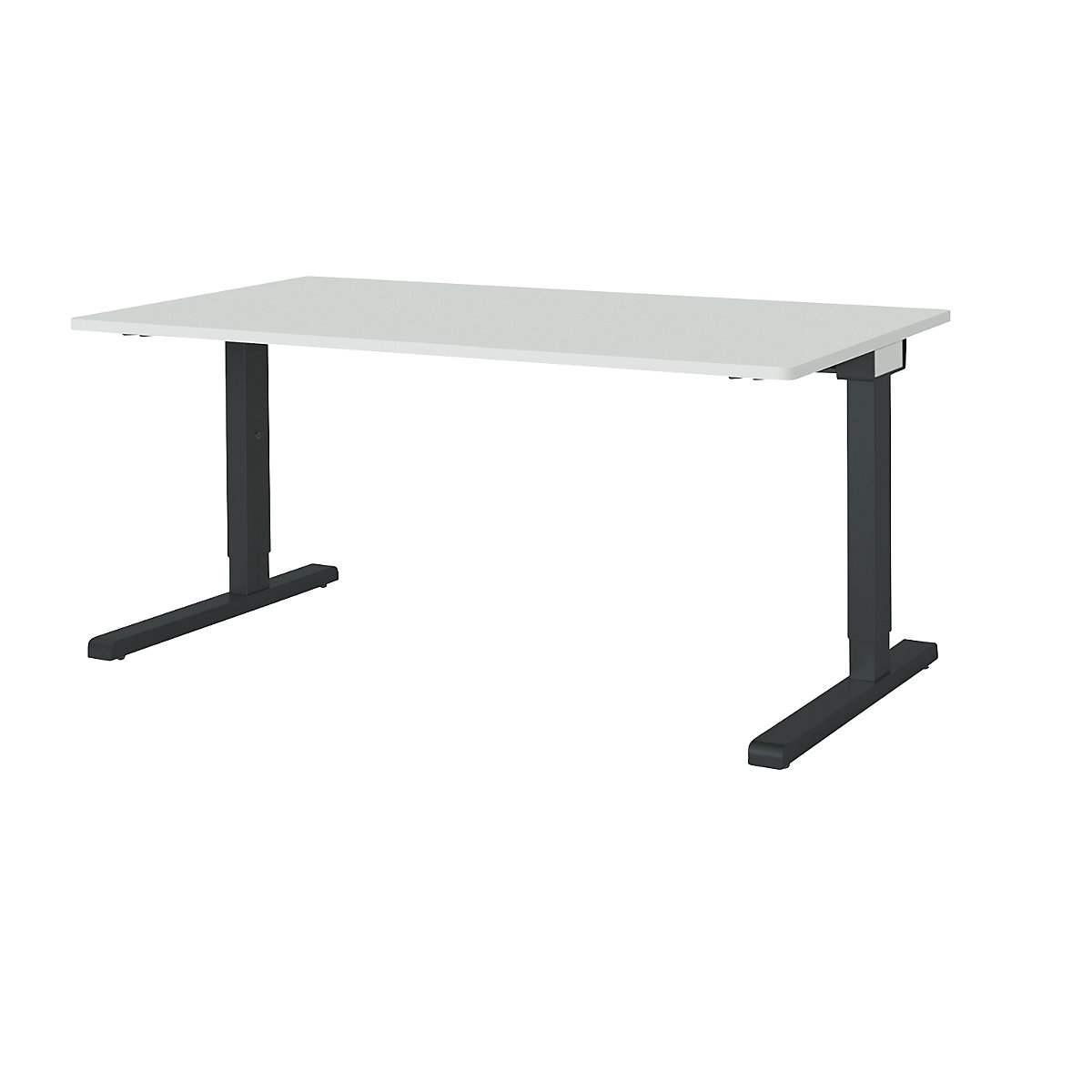 Mesa retangular, pés em C – mauser