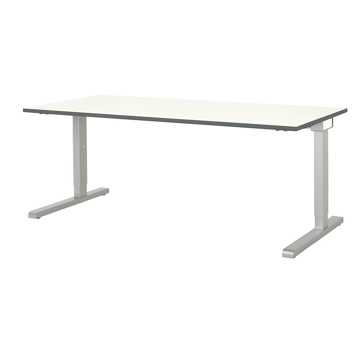 Mesa retangular, pés em C – mauser