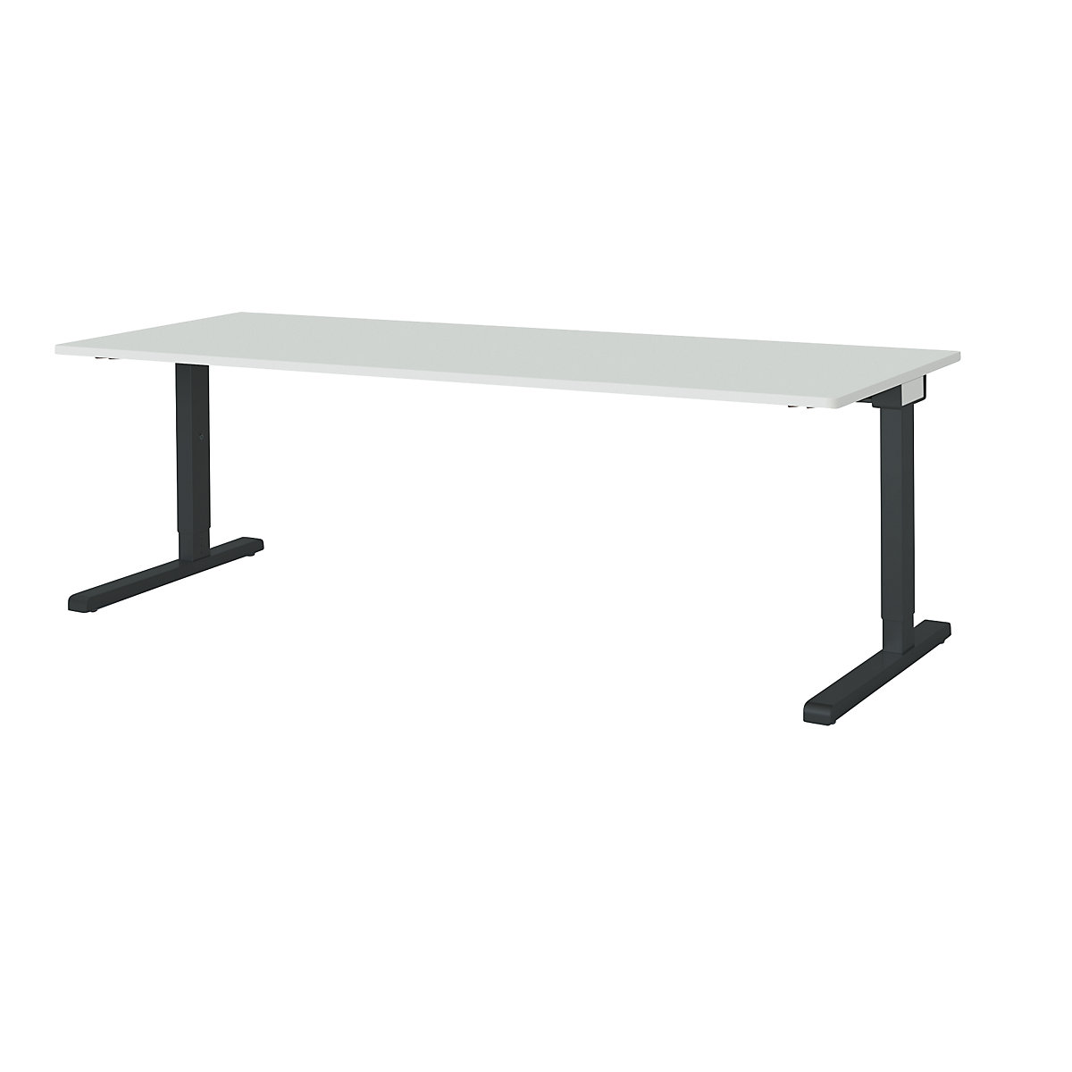 Mesa retangular, pés em C – mauser