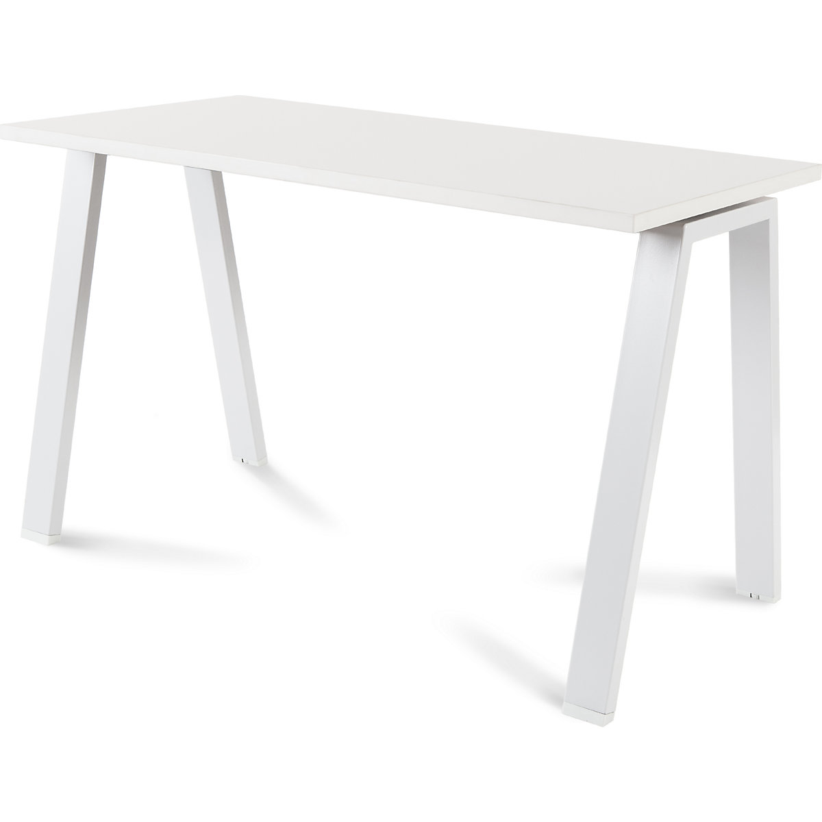Secretária BLANCA, altura 740 mm, armação em forma de A, LxP 1200 x 600 mm, branco/branco-0