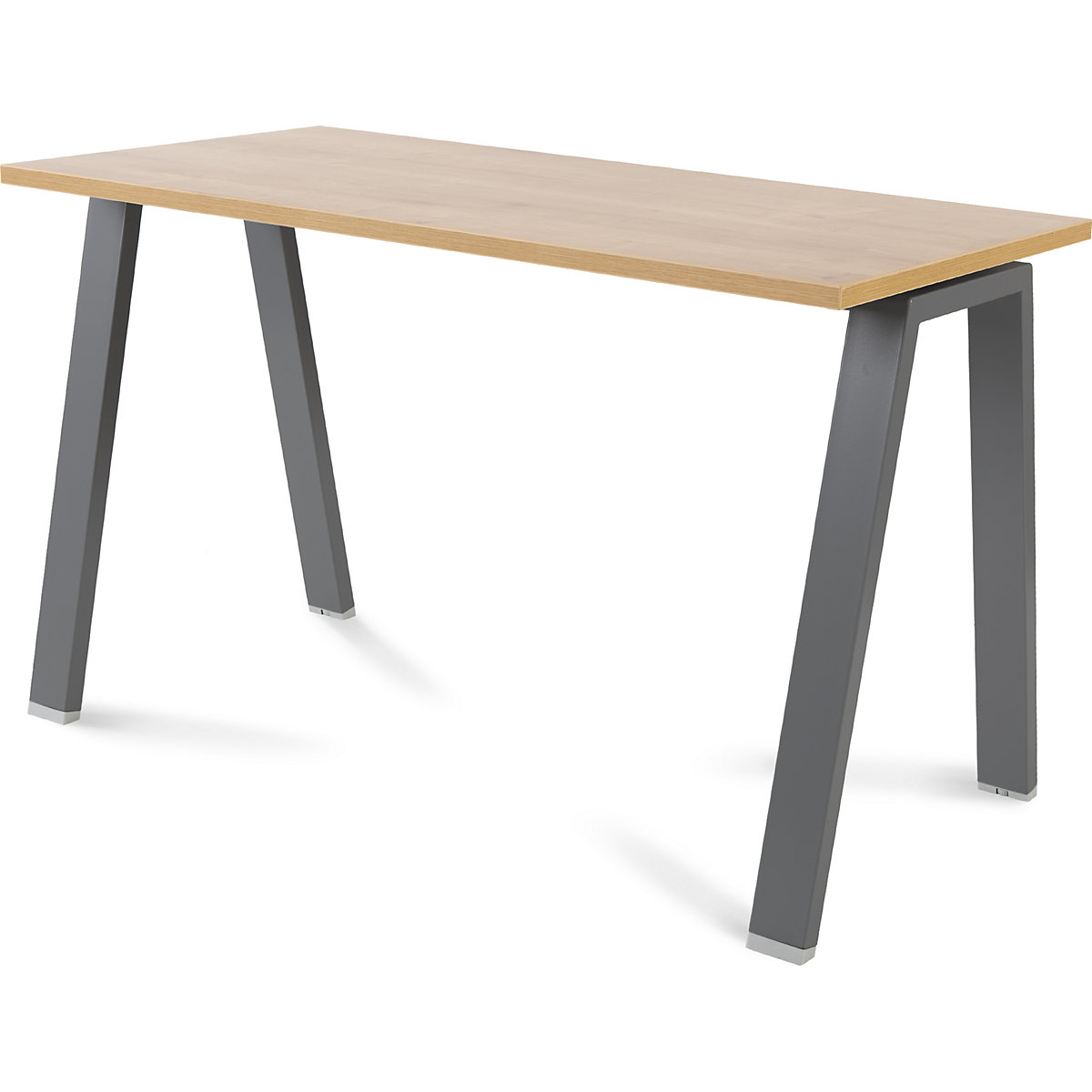 Secretária BLANCA, altura 740 mm, armação em forma de A, LxP 1200 x 600 mm, imitação de carvalho/antracite-0