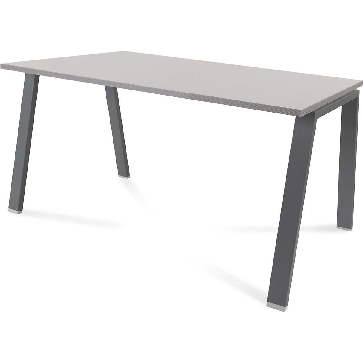 Secretária BLANCA, altura 740 mm, armação em forma de A, LxP 1400 x 800 mm, cinzento/antracite-0