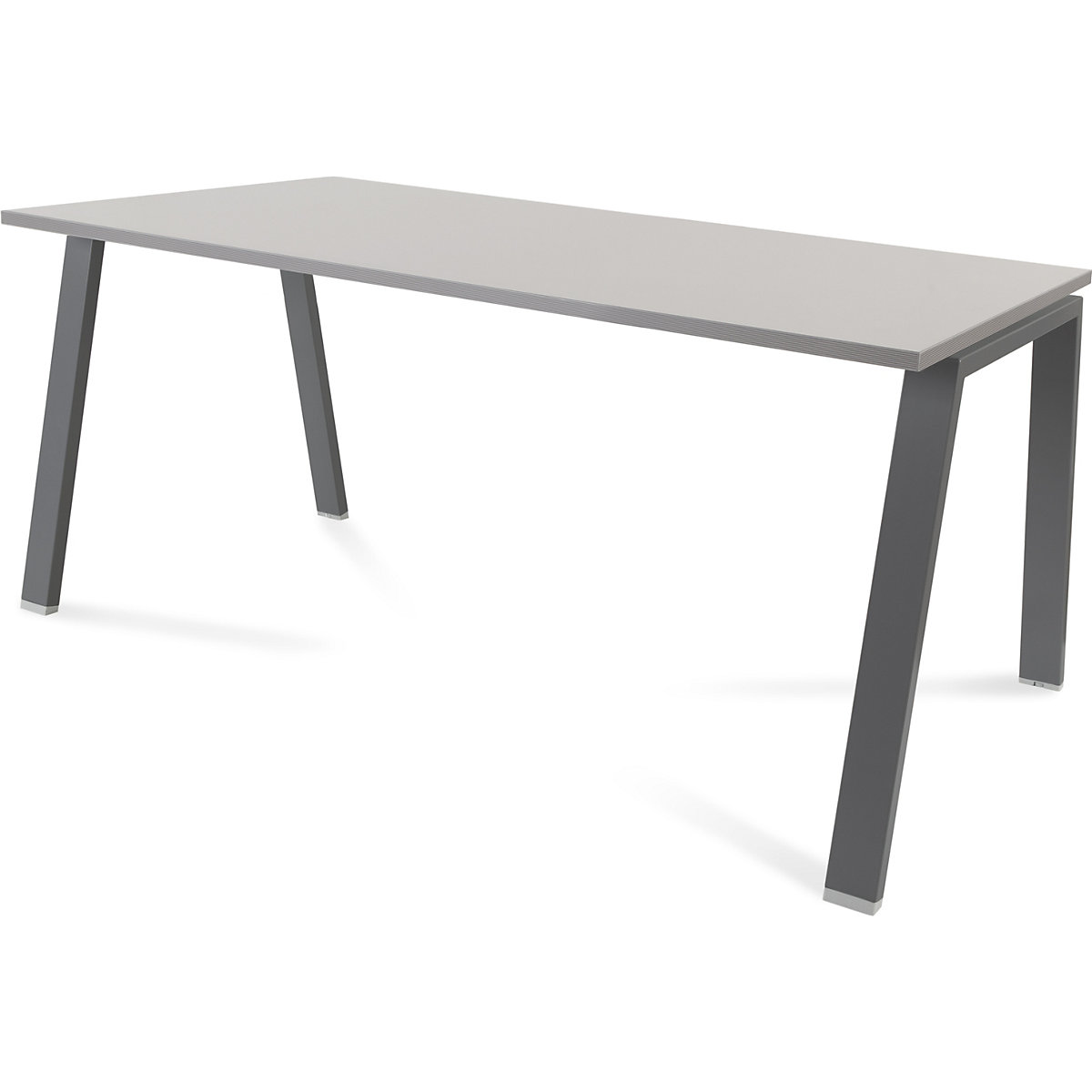 Secretária BLANCA, altura 740 mm, armação em forma de A, LxP 1600 x 800 mm, cinzento/antracite-0
