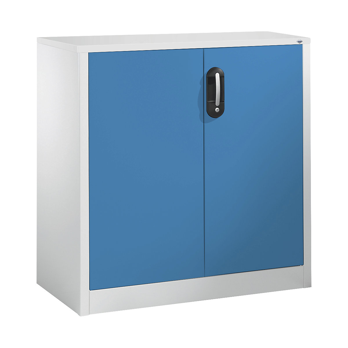 Armário de arquivo auxiliar ACURADO – C+P, 2 alturas de pastas, AxLxP 1000 x 930 x 500 mm, cinzento claro/azul claro-0