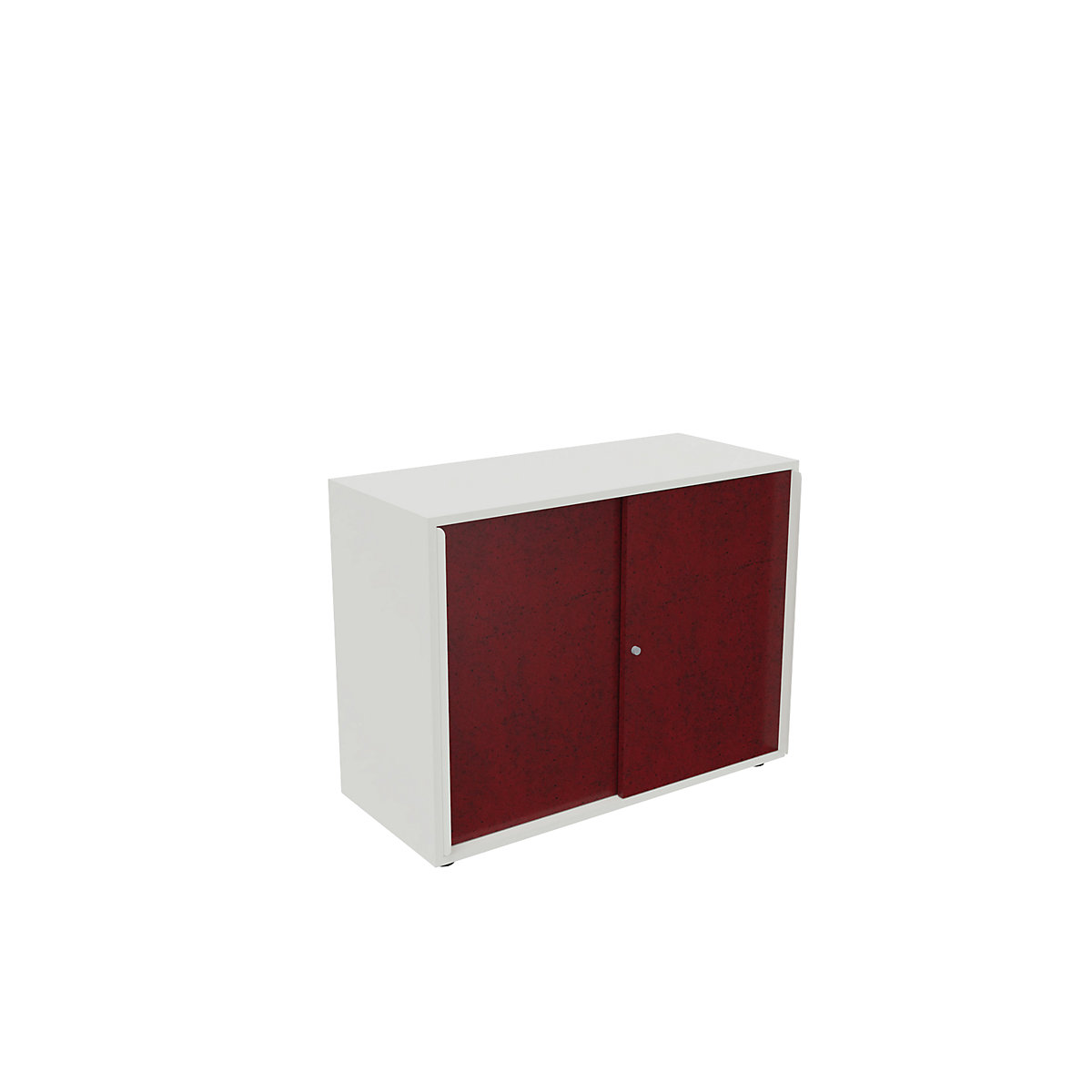 Armário de portas de correr NEOTEX com frente acústica, AxLxP 775 x 1000 x 440 mm, frente em vermelho purpura-0