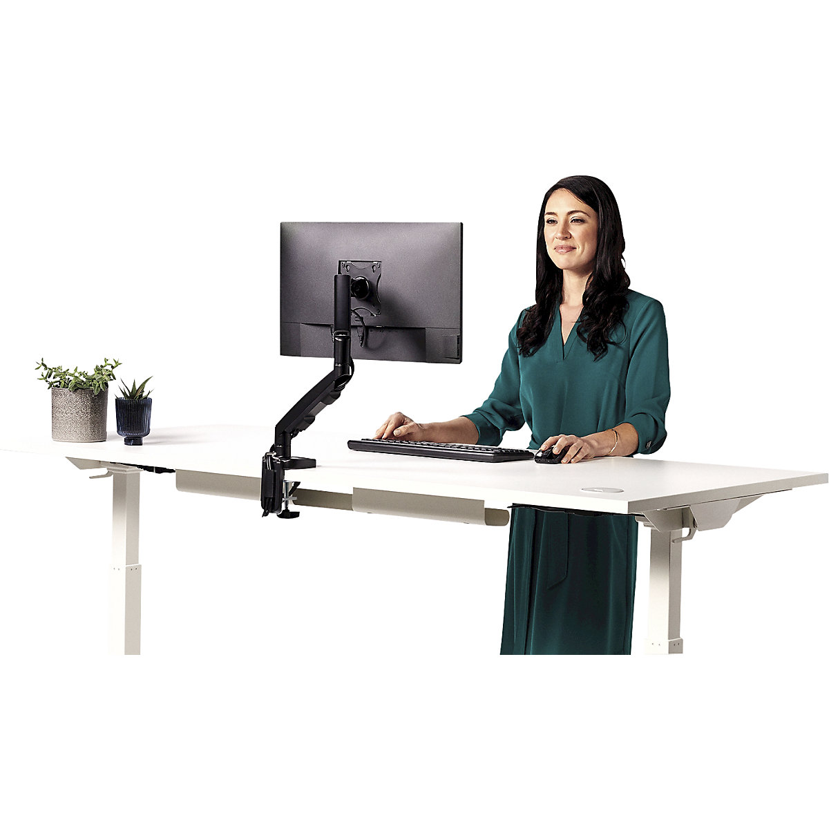 Braccio singolo per monitor EPPA – Fellowes (Foto prodotto 2)-1