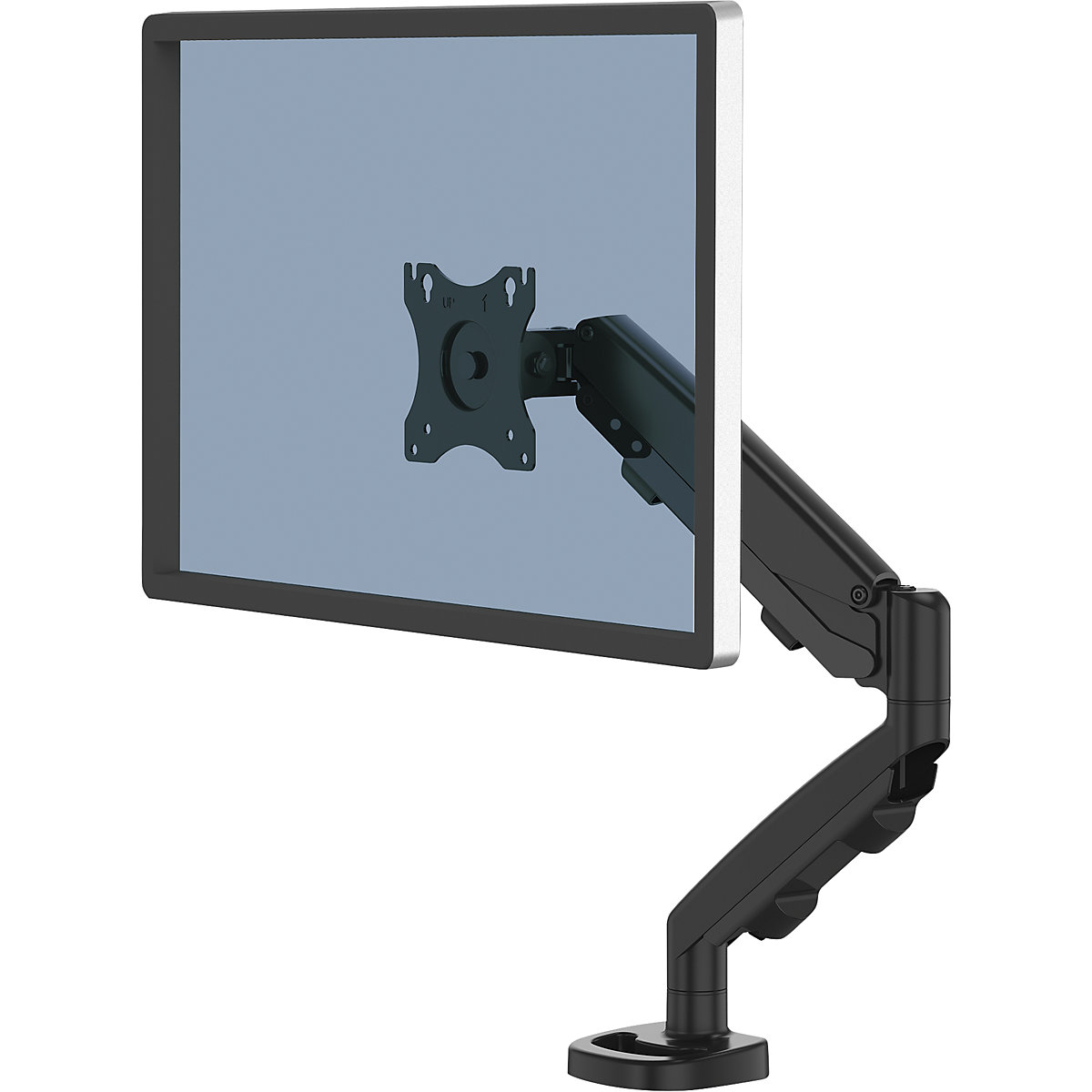 Braccio singolo per monitor EPPA – Fellowes, angolo di rotazione 180°, alt. x largh. x prof. 480 x 117 x 575 mm, nero-0
