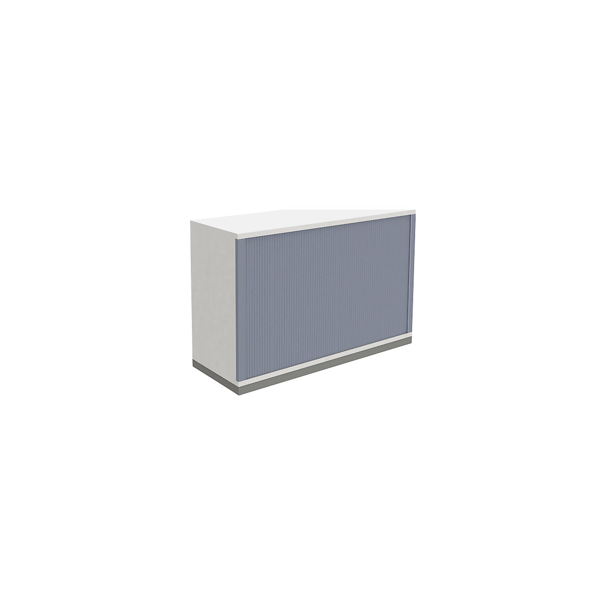 Armadietto a serranda orizzontale P12 – eurokraft pro, 1 ripiano, 2 file di raccoglitori, alt. x largh. x prof. 781 x 1200 x 442 mm-0
