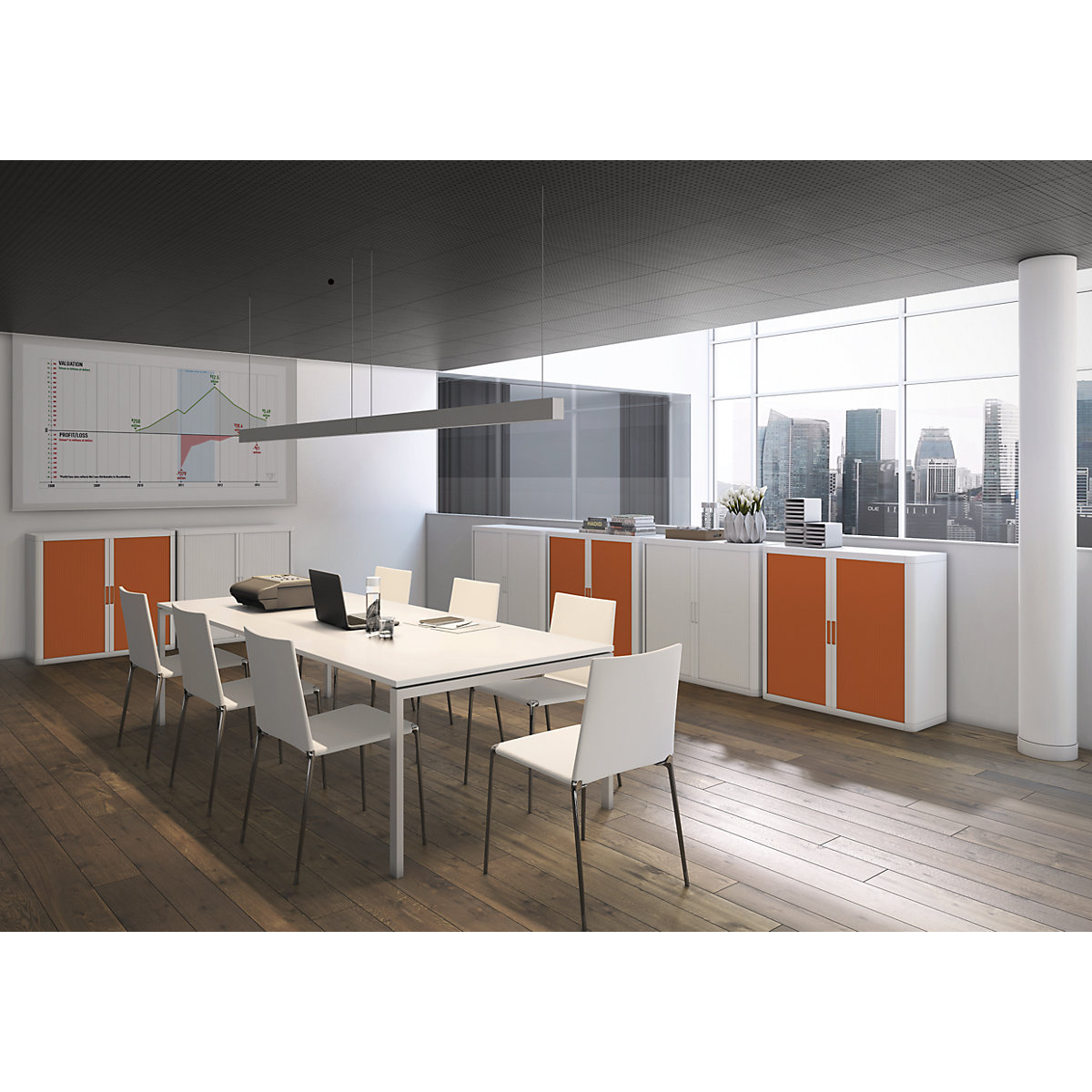 Armadio a serranda easyOffice® – Paperflow (Foto prodotto 2)-1