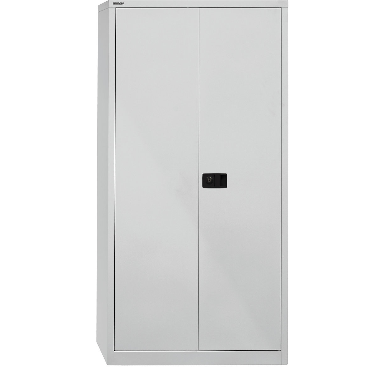 Armadio con ante a battente UNIVERSAL – BISLEY, alt. x largh. x prof. 1950 x 914 x 400 mm, 4 ripiani, 5 file raccoglitori, grigio chiaro-0