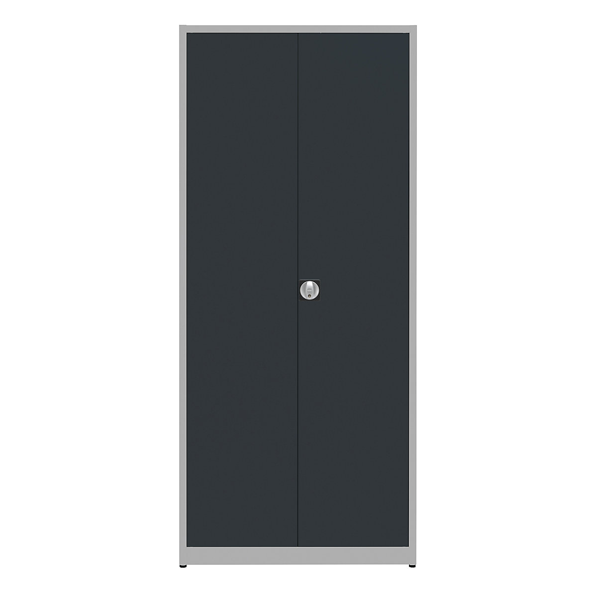 Armadio universale, extra alto – mauser, alt. x largh. x prof. 2200 x 950 x 500 mm, alluminio brillante / grigio antracite-0