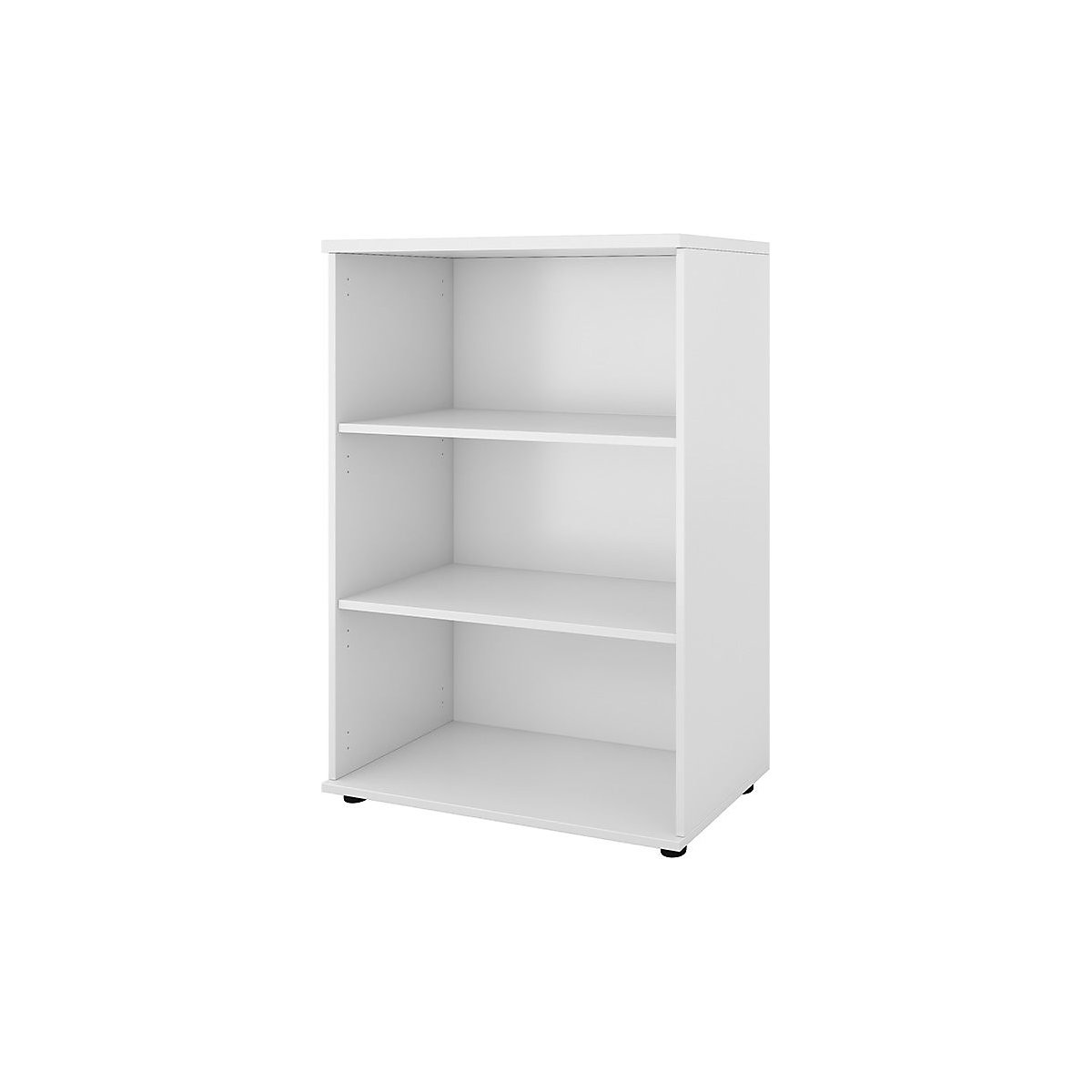 Scaffale da ufficio Portland, alt. x largh. x prof. 1138 x 800 x 420 mm, bianco spazzolato-0