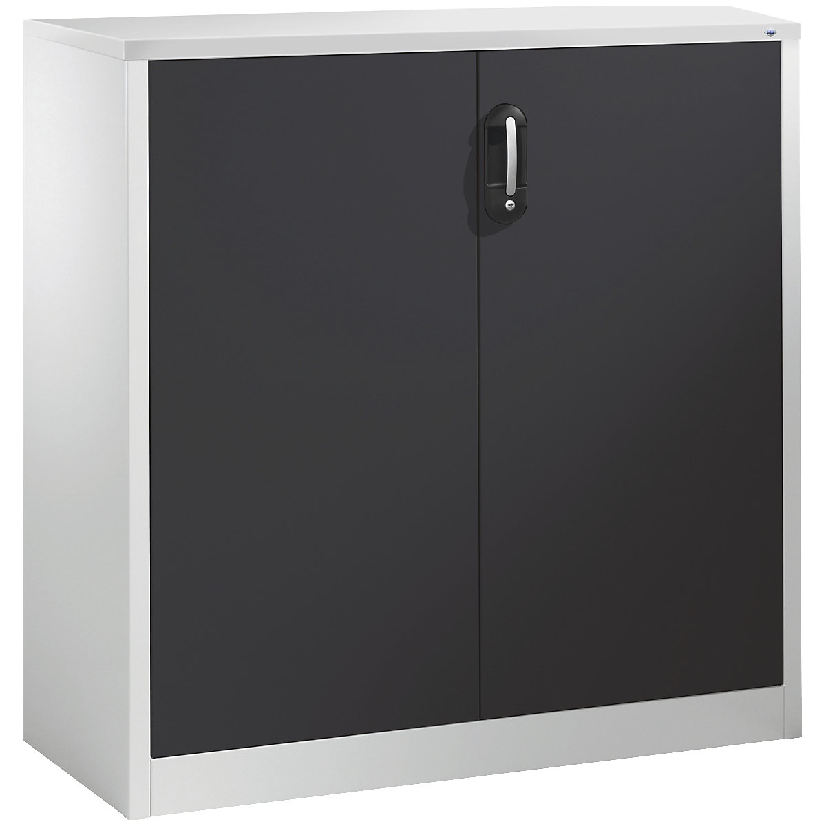 ACURADO mobiletto archivio – C+P, 3 file di raccoglitori, alt. x largh. x prof. 1200 x 1200 x 400 mm, grigio chiaro / grigio nerastro-0