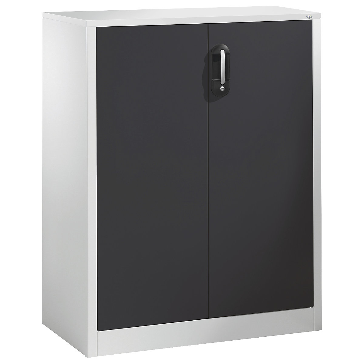 ACURADO mobiletto archivio – C+P, 3 file di raccoglitori, alt. x largh. x prof. 1200 x 930 x 400 mm, grigio chiaro / grigio nerastro-0