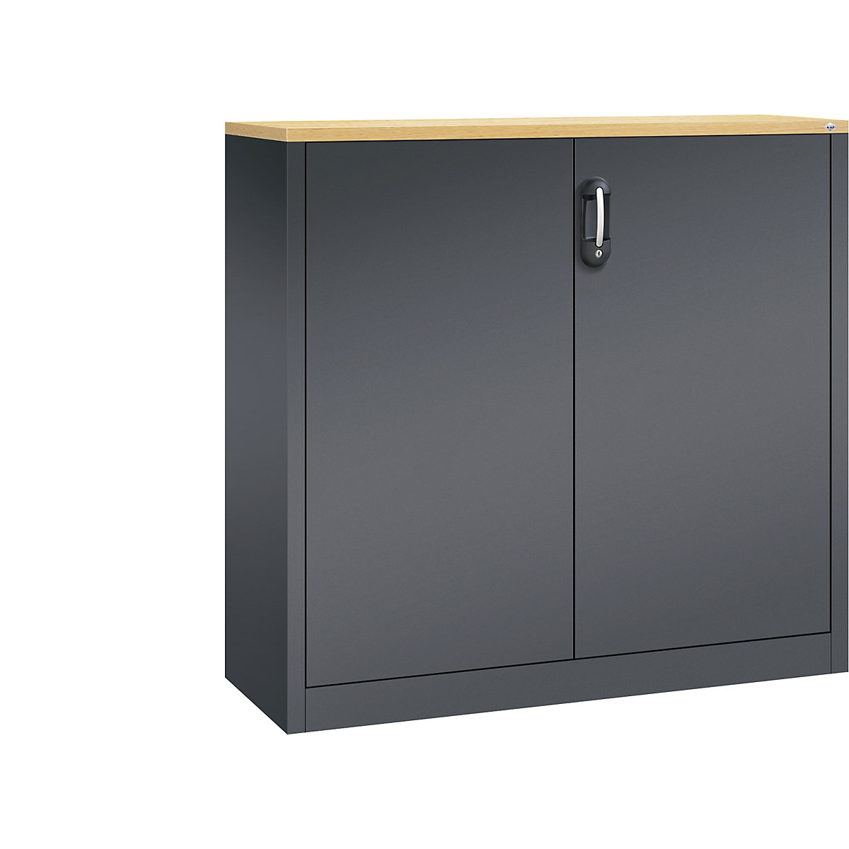 ACURADO mobiletto archivio – C+P, 3 file di raccoglitori, alt. x largh. x prof. 1200 x 1200 x 400 mm, grigio nerastro / grigio nerastro-0